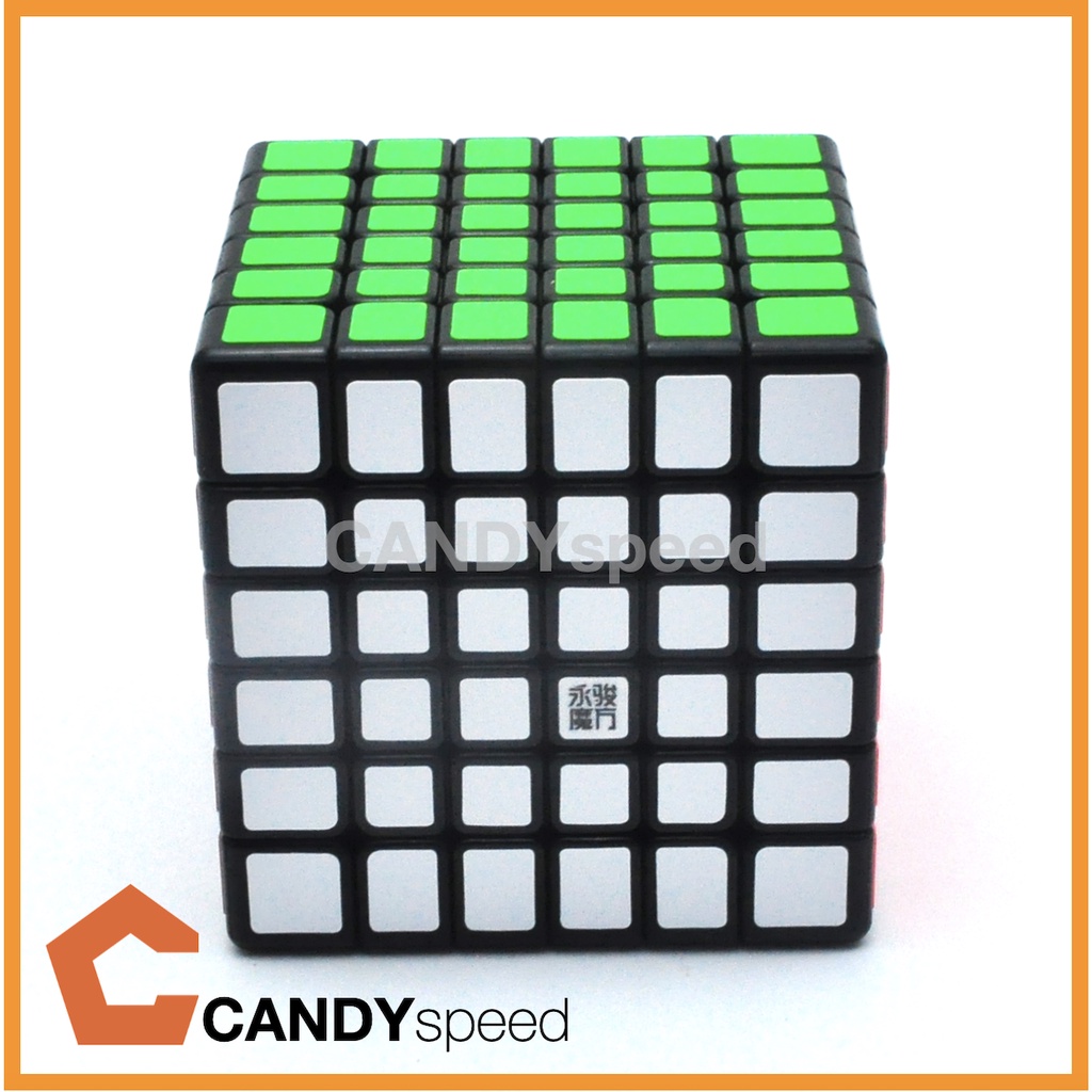 รูบิค YJ YuShi V2 M 6x6 Black มีแม่เหล็ก | By CANDYspeed