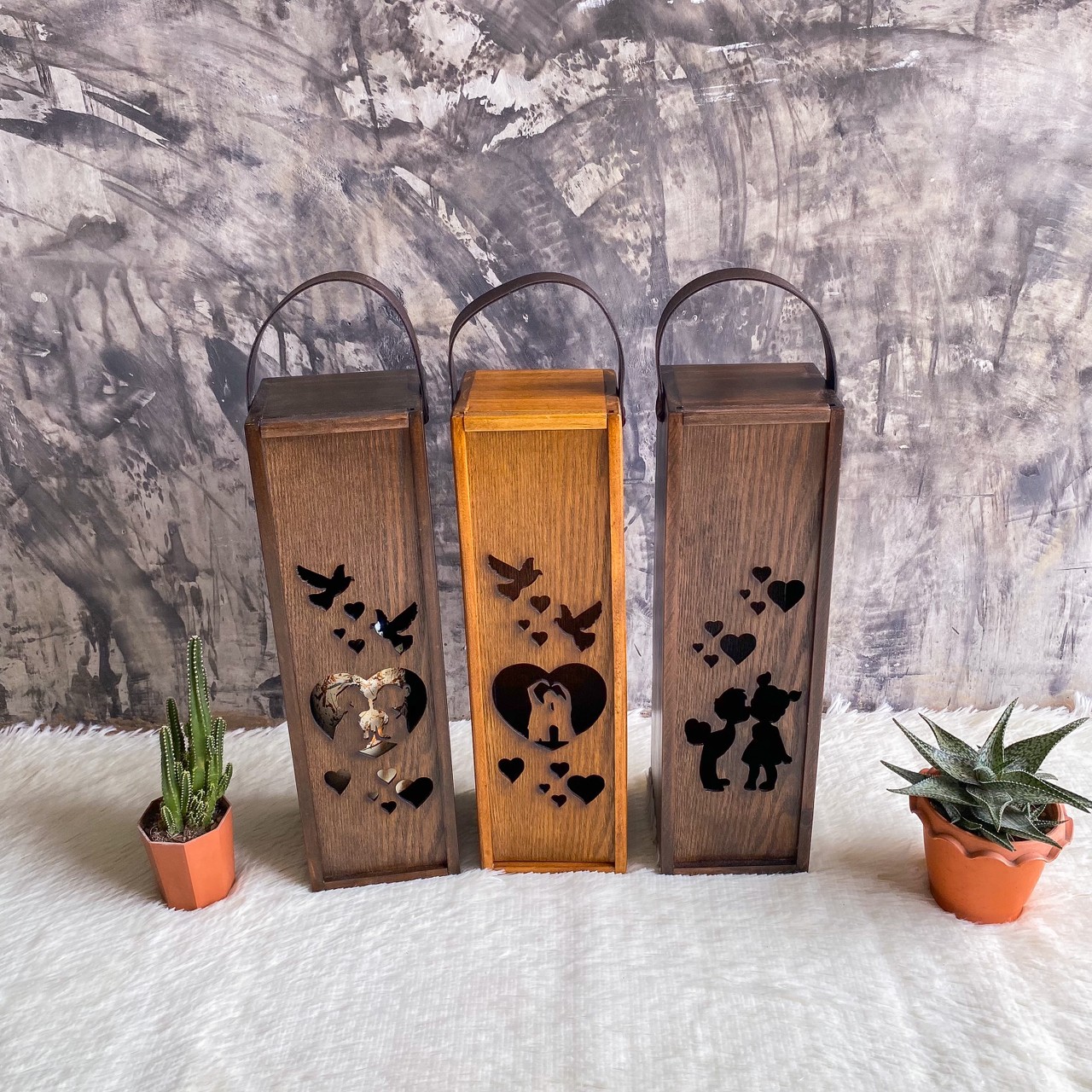 กล่องไวน์ ฝาเลเซอร์ (Wine Box)