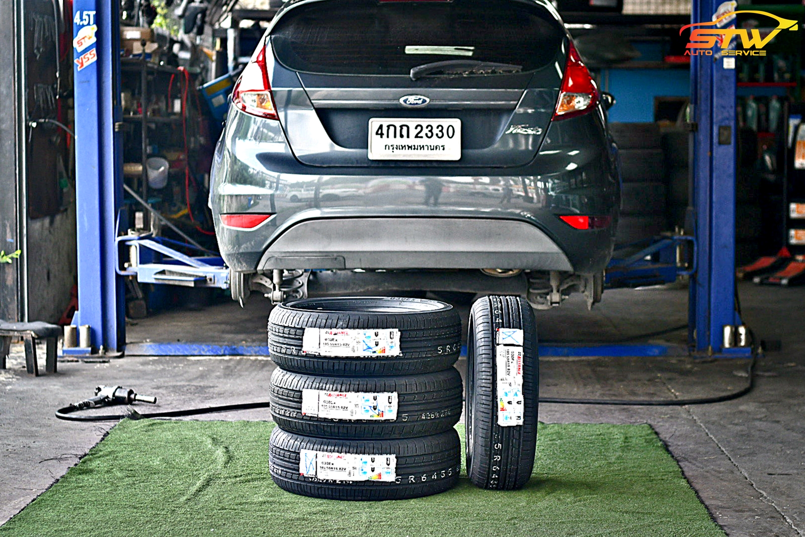 ยาง ALLIANCE AL30 (BY YOKOHAMA) 185/55R15 82V ติดตั้งใส่ FORD FIESTA
