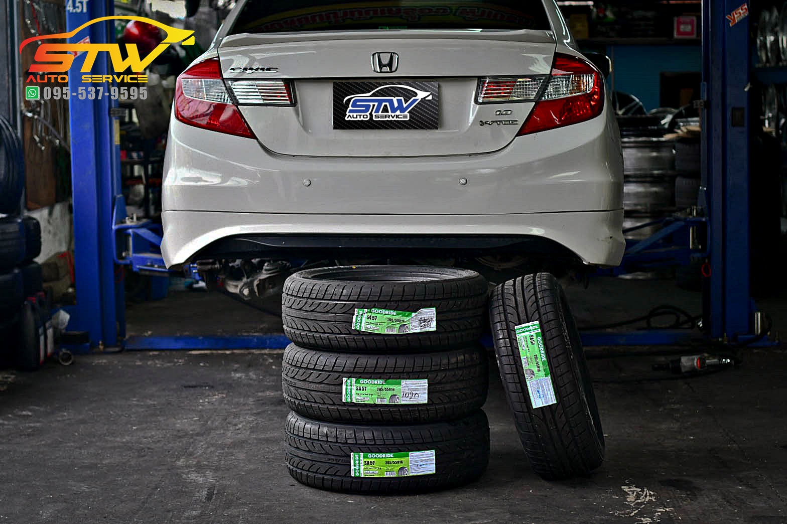 ยางใหม่ GOODRIDE SA-57 205/55R16 94W