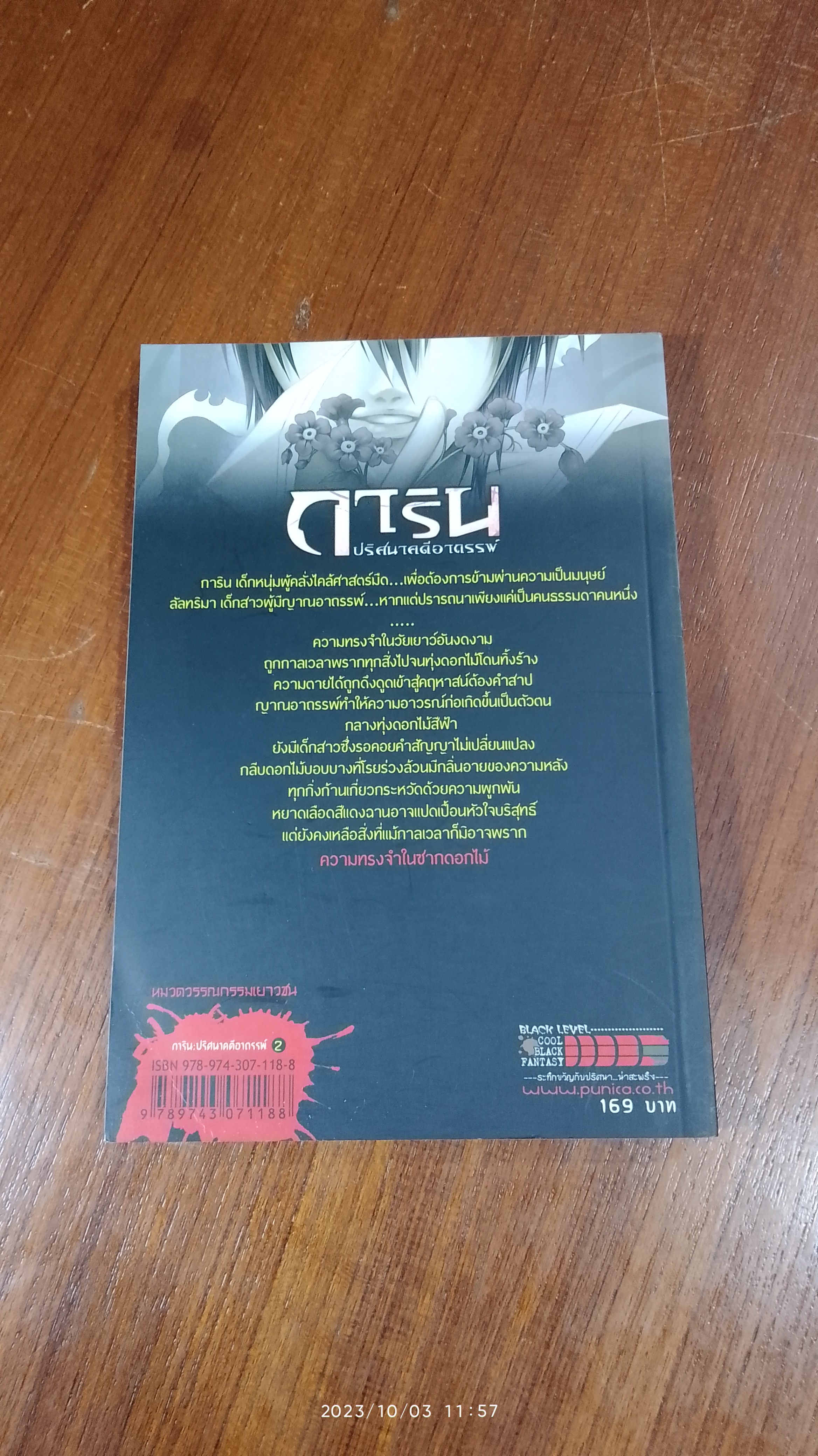 การิน ปริศนาคดีอาถรรพ์ ตอน ความทรงจำในซากดอกไม้ / อัยย์