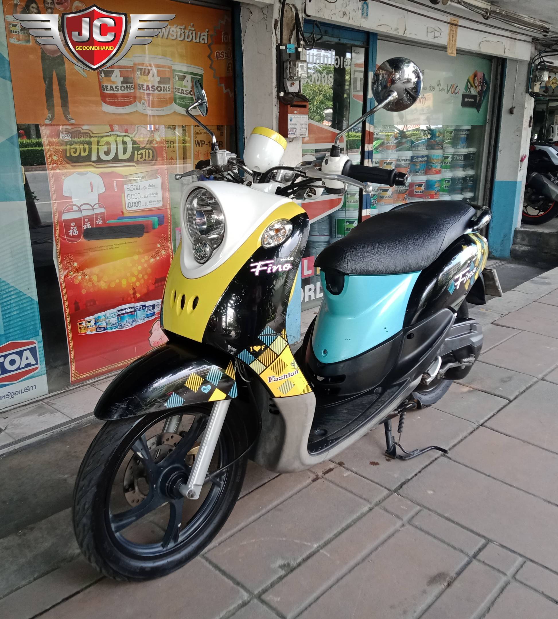 รถบ้านเข้าใหม่...เอาไว้ใช้ซื้อแกง ก็แรงดีนะ 😆 YAMAHA FINO115 เกจ์แยก รถปี 56 สภาพเดิมๆอุปกรณ์ครบๆ เครื่องเดิมชุดสีแท้ทั้งคัน มีรอยตามการใช้งาน