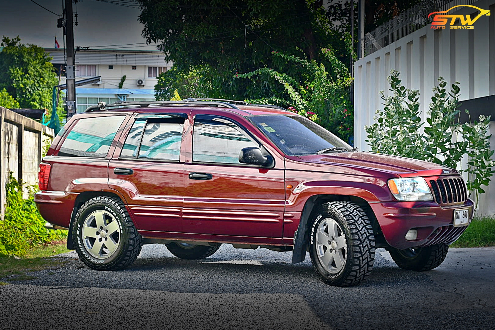 ยาง TOYO Open Country RT 265/60R18 114/110Q ติดตั้งใส่ JEEP Cherokee