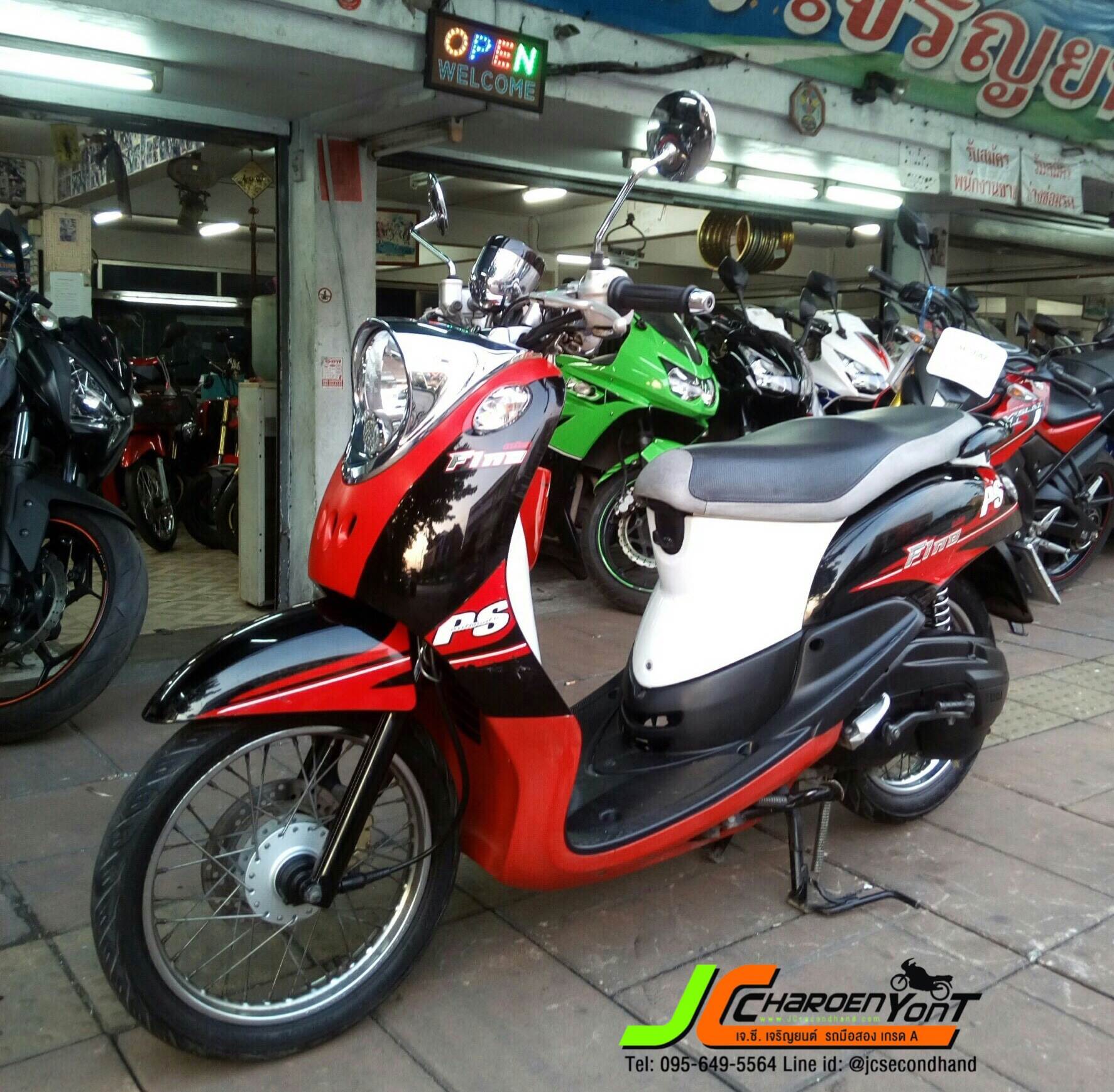 "รถบ้านมือเดียว" ที่หากันเยอะมากช่วงนี้ YAMAHA FINO ลาย PS จดทะเบียนปี56 สภาพเดิมจัดทั้งคัน เครื่องเดิมไม่เคยแกะ