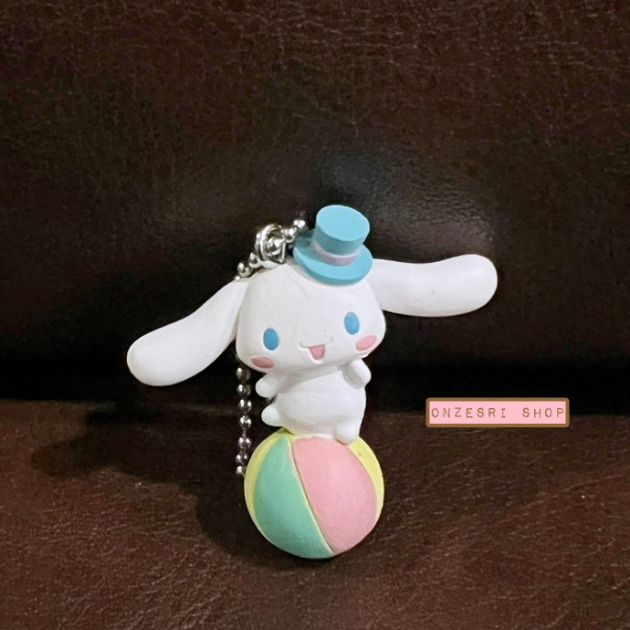 พวงกุญแจ Cinnamoroll Pastel Circus Mascot สูงประมาณ 3.5 - 4 ซม. มี 5 แบบให้เลือก