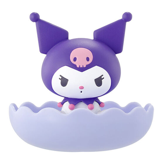 Sanrio Characters Gemries mini figure & Tray Vol.6 ขนาด 7 x 6 x 6 ซม. ตรงฐานวางของได้เล็กน้อย วางเครื่องประดับ คลิป ได้ มี 4 แบบให้เลือก