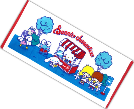ผ้าขนหนู Sanrio Characters (Limited) ลาย Vintage ไว้เช็ดผมได้ ขนาด 80 x 34 ซม. ไม่มีวางขายทั่วไป เป็นแบบต้องลุ้นกับทางหน้าร้าน Sanrio ที่ญี่ปุ่นเท่านั้น