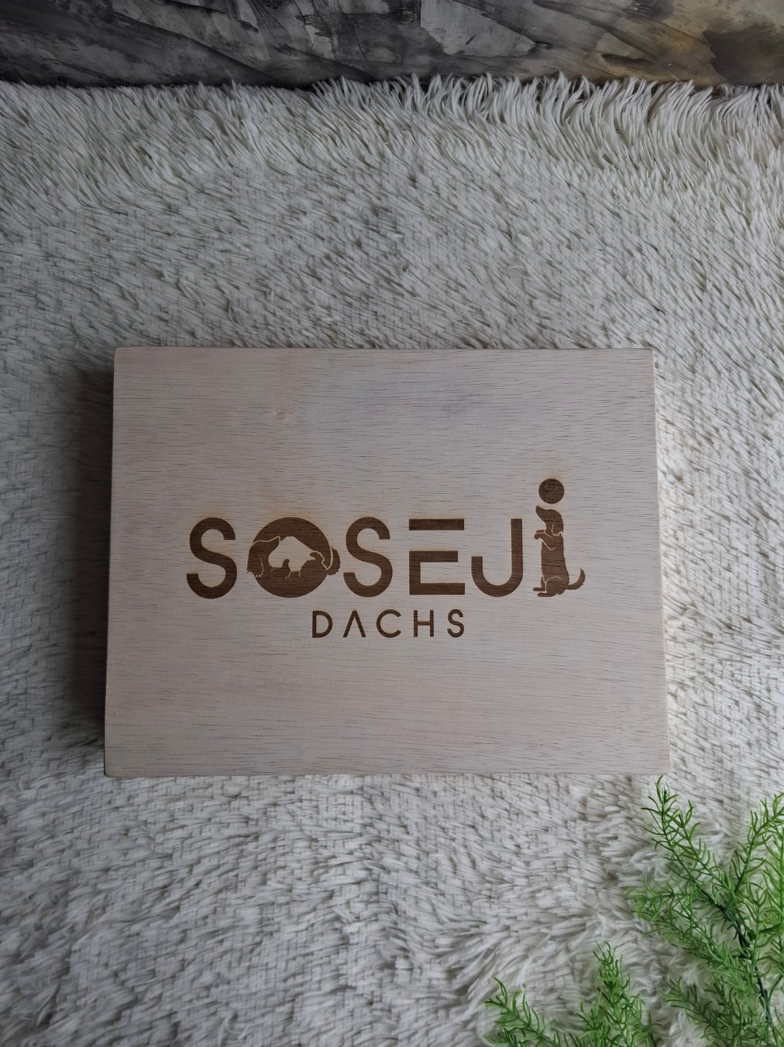 งานดิบกล่องไม้สนฝาครอบ