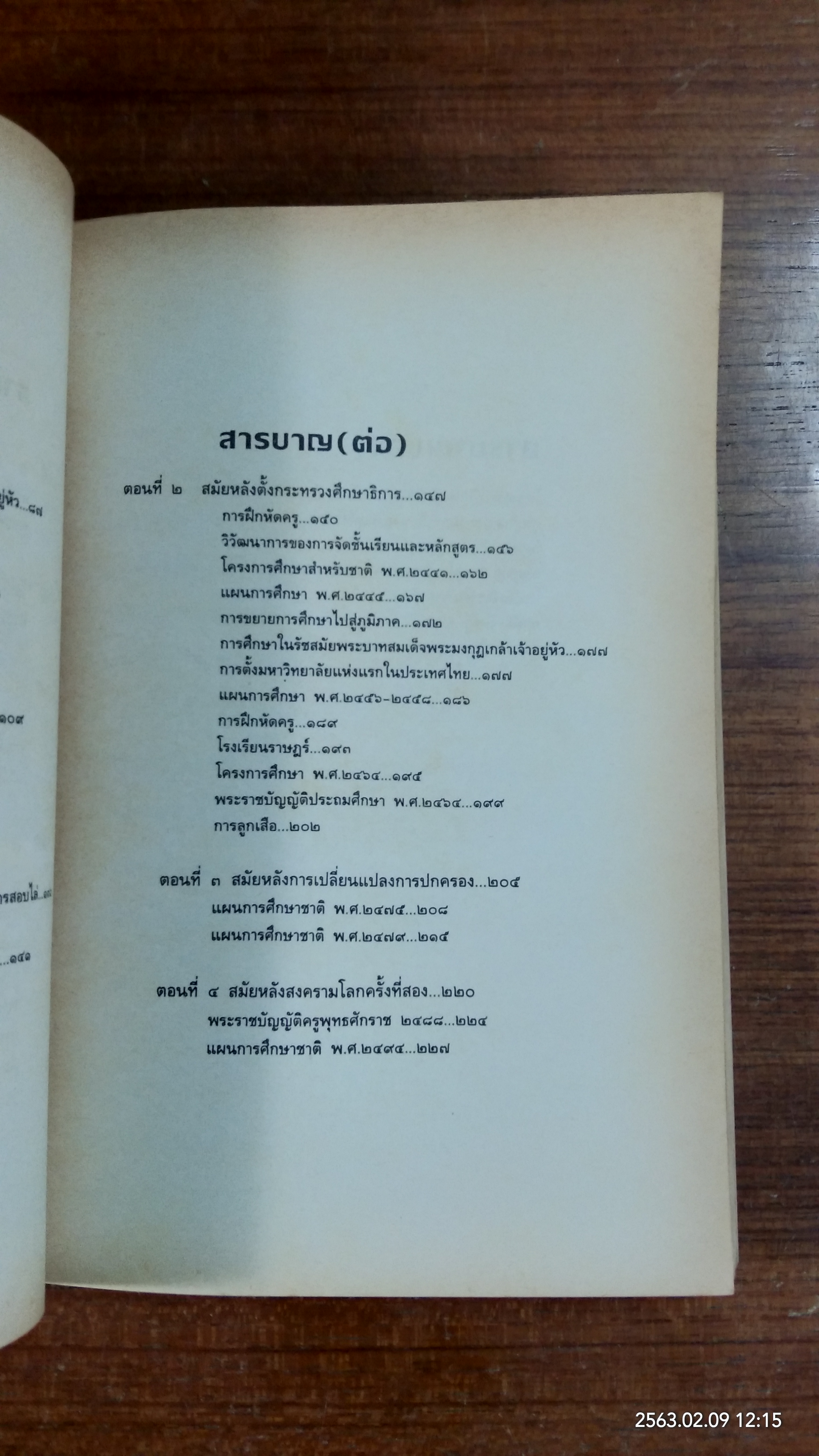 ประวัติการศึกษาไทย : อนุสรณ์ในงานพระราชทานเพลิงศพ อาจารย์ พงศ์อินทร์ ศุขขจร