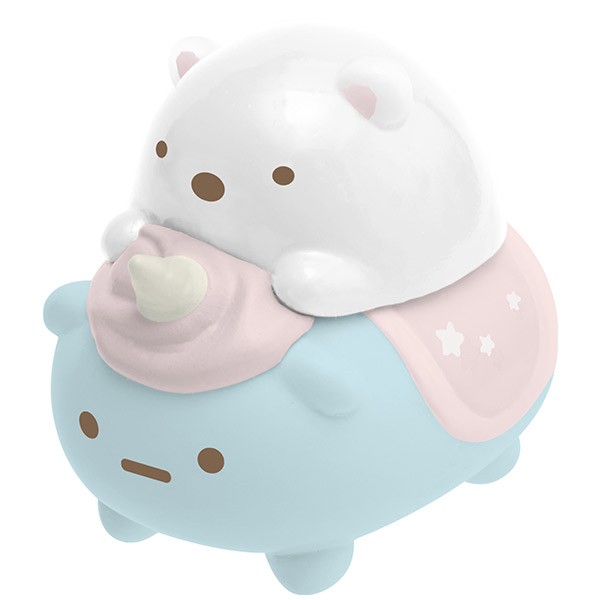 ปากกาหมึกดำ Sumikko Gurashi Tapioca Park หัว 0.7 แบบสีชมพู ตรงด้านบนเป็นแบบตัวใหญ่ ๆ น่ารักมาก