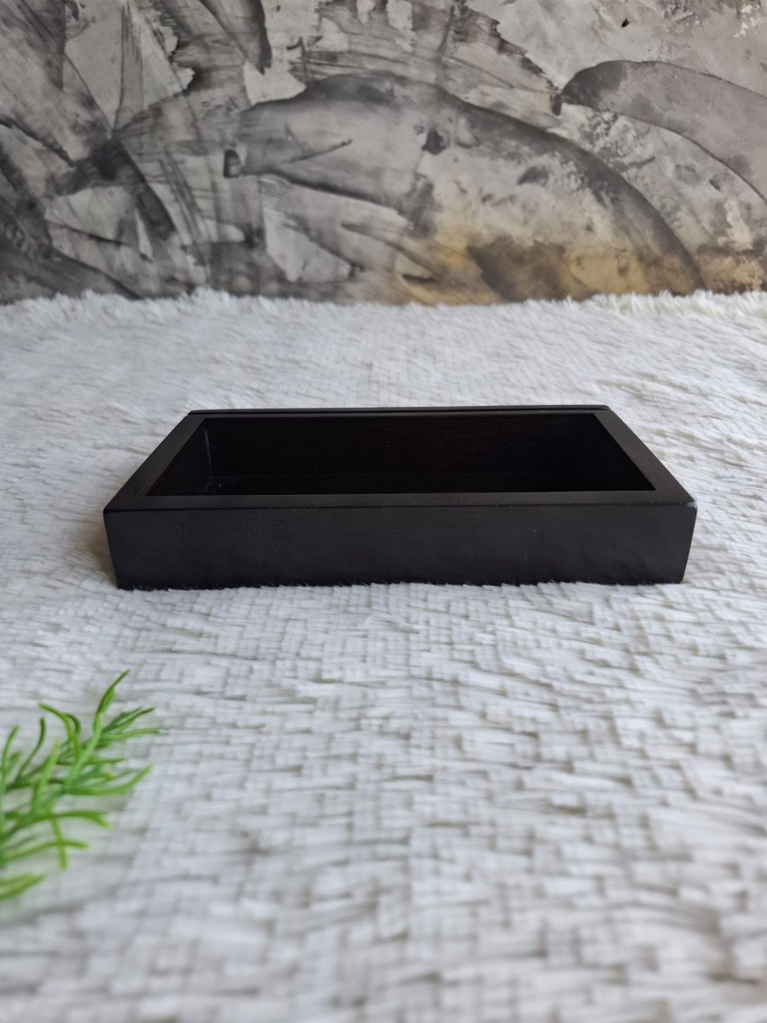 ถาดไม้ใส่นามบัตร