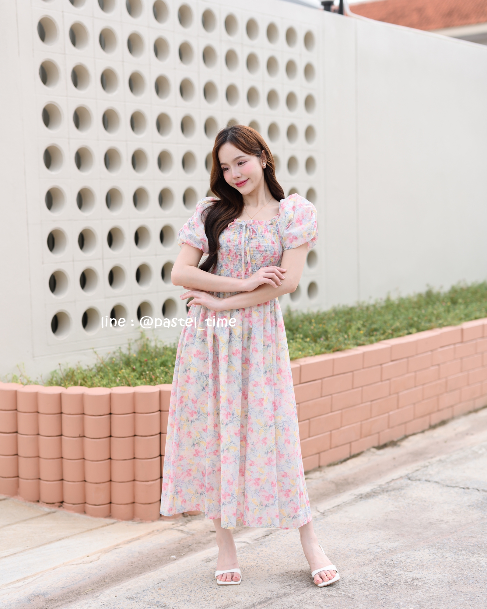 Fiore Smock Midi Dress