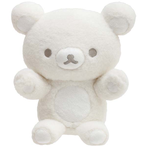 ตุ๊กตา Rilakkuma's Message Hugging Kiiroitori สีขาว มาเป็นคู่น้องคุมะ & โทริกอดกัน ถอดออกมาได้ ขนาด 18 x 16.5 x 12 ซม.