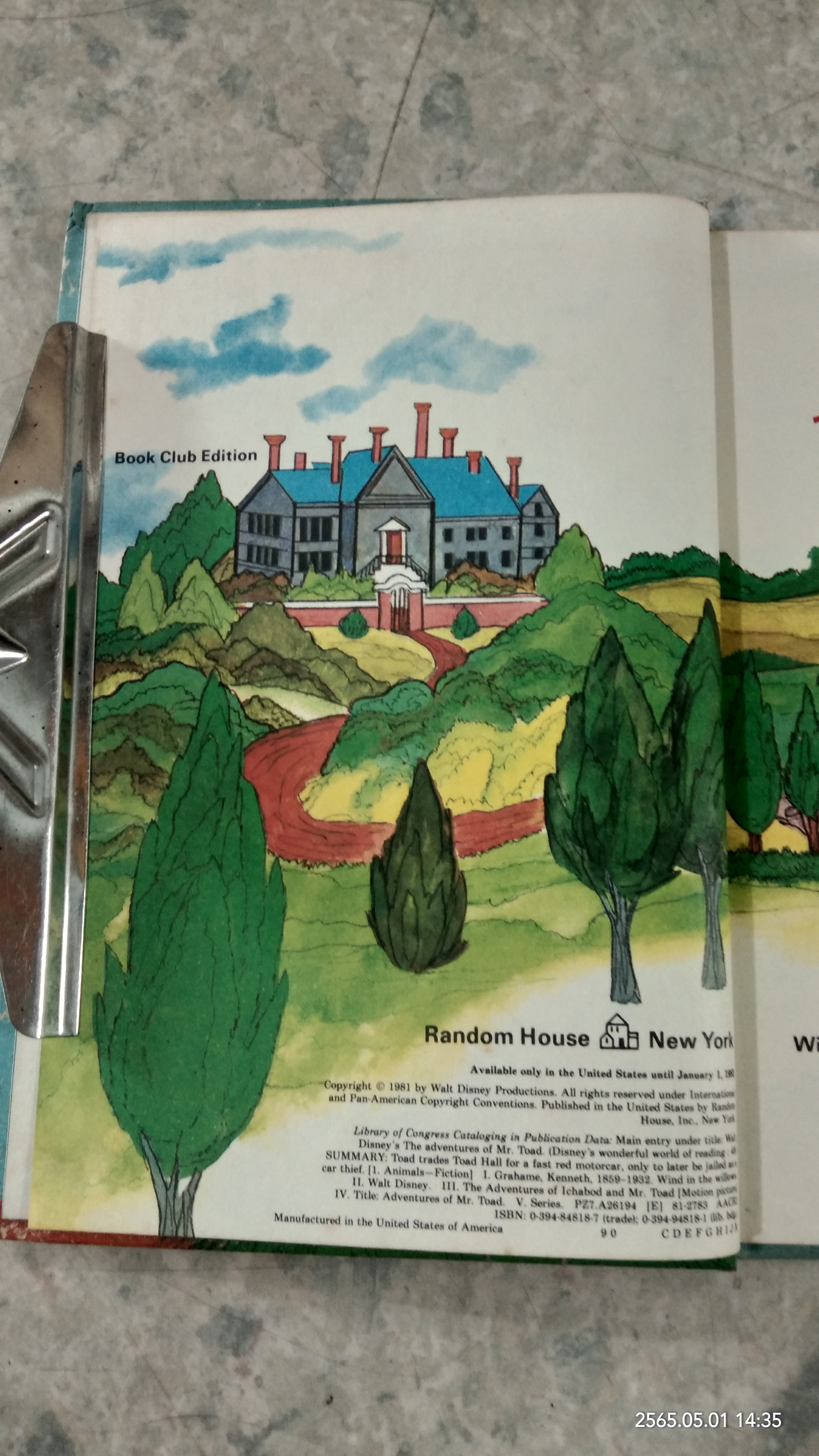 WALT DISNEY PRODUCTIONS : The Adventures of Mr.Toad