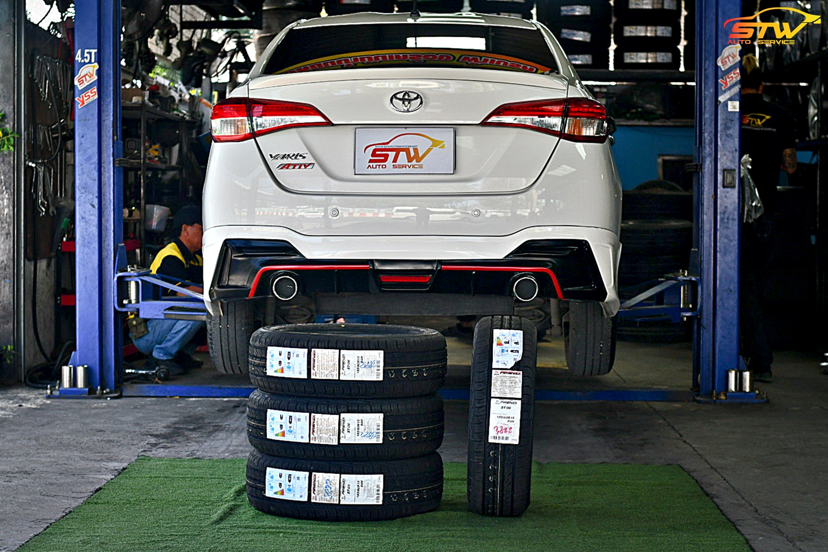 เปลี่ยนยาง TOYOTA VIOS FIRENZA ST06 185/60R15 84H