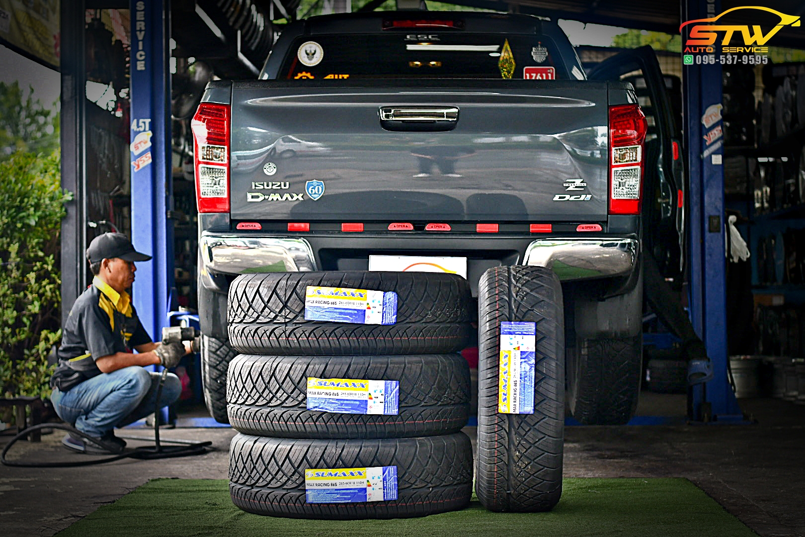 เปลี่ยนยาง ISUZU HI-LANDER SUMAXX MAX RACING 86S 265/60R18 110H
