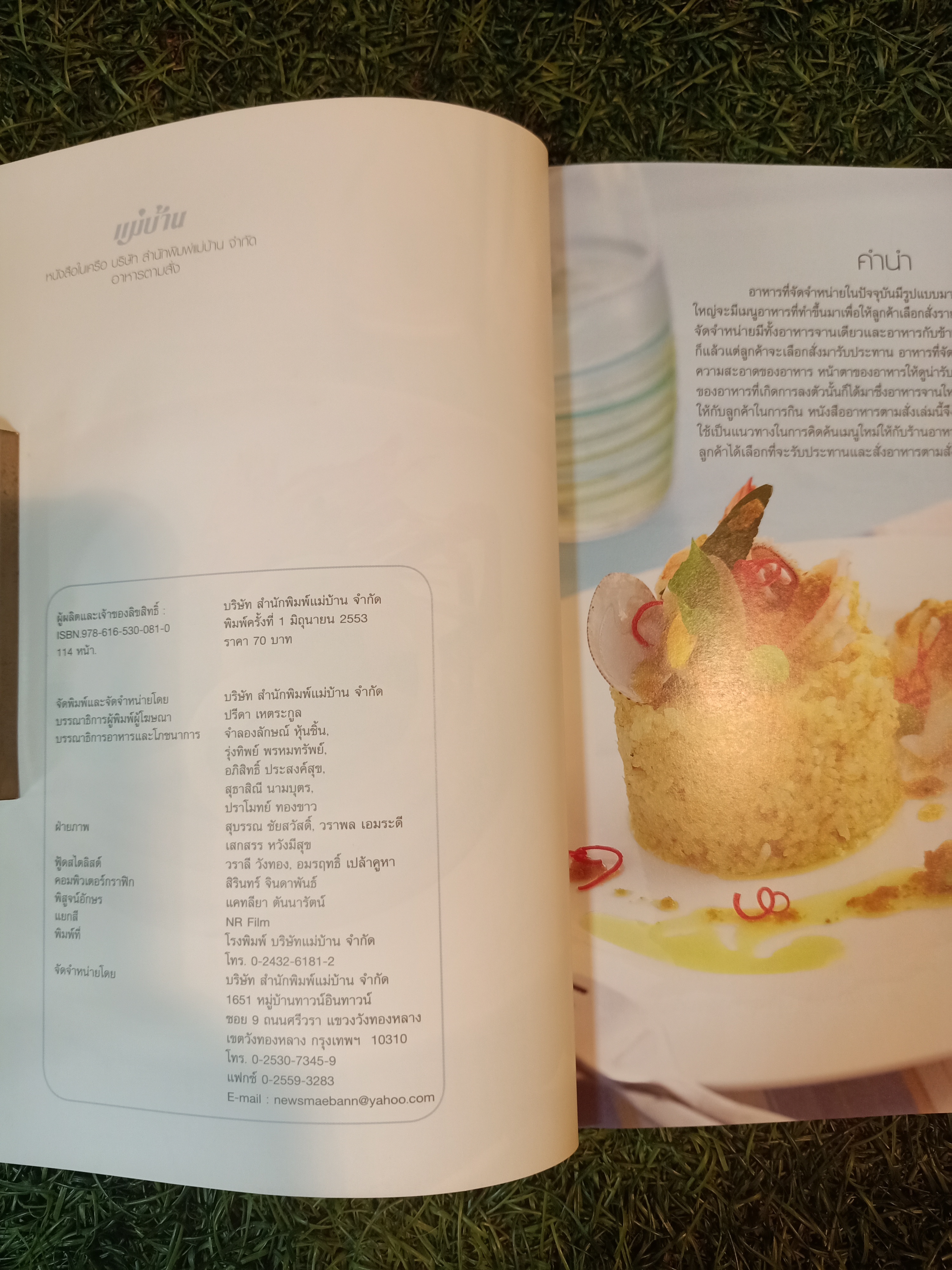 อาหารตามสั่ง ทุนต่ำ กำไรดี / แม่บ้าน