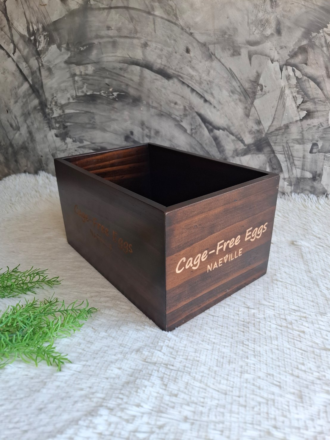 ถาดไม้ใส่ไข่ไก่