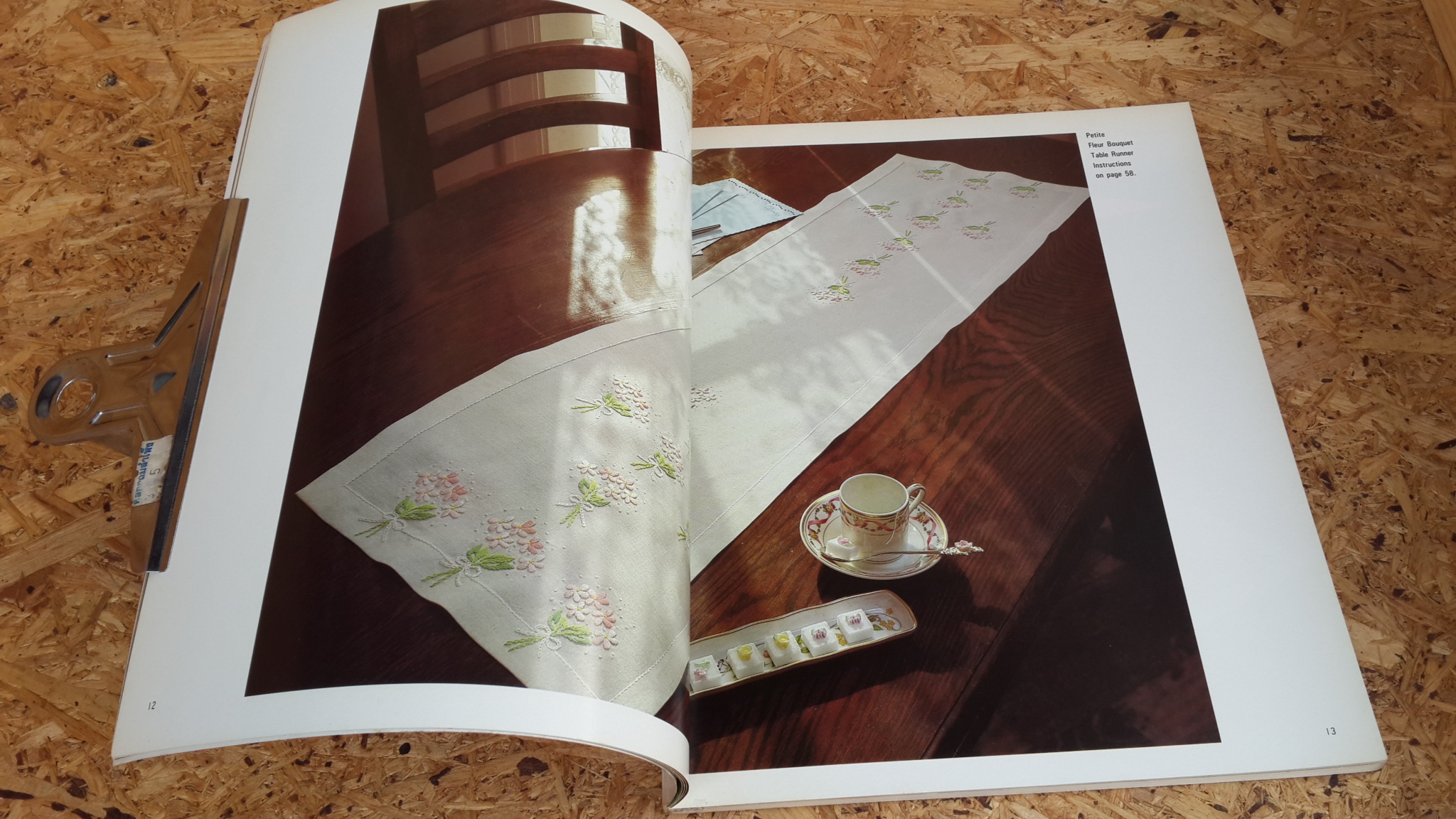 A NEW LOOK FOR NEEDLEWORK : EMBROIDERY AND CROSS-STITCH