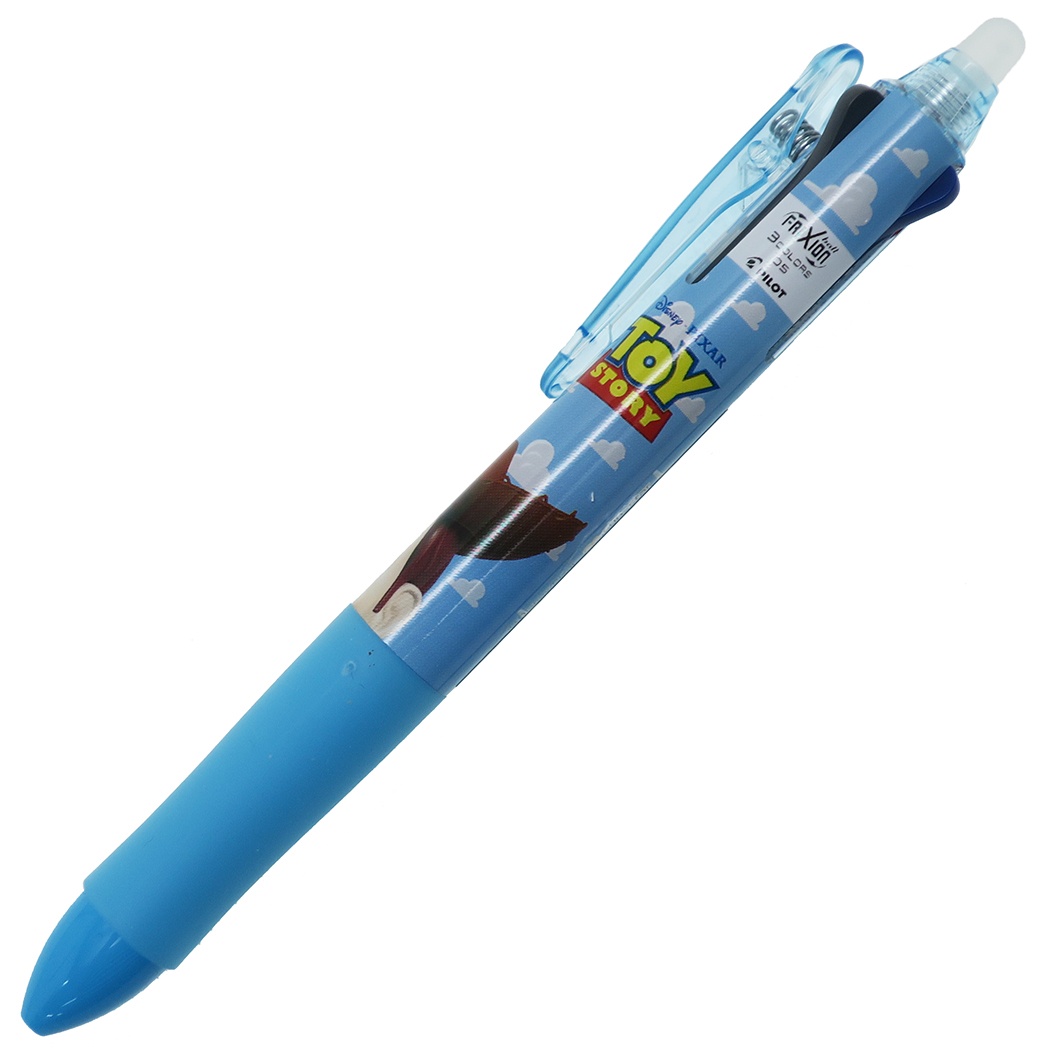 ปากกาลบได้ Pilot Frixion หัว 0.5 หมึกมี 3 สี (แดง ดำ น้ำเงิน) ลาย Toy Story (Woody สีฟ้า)