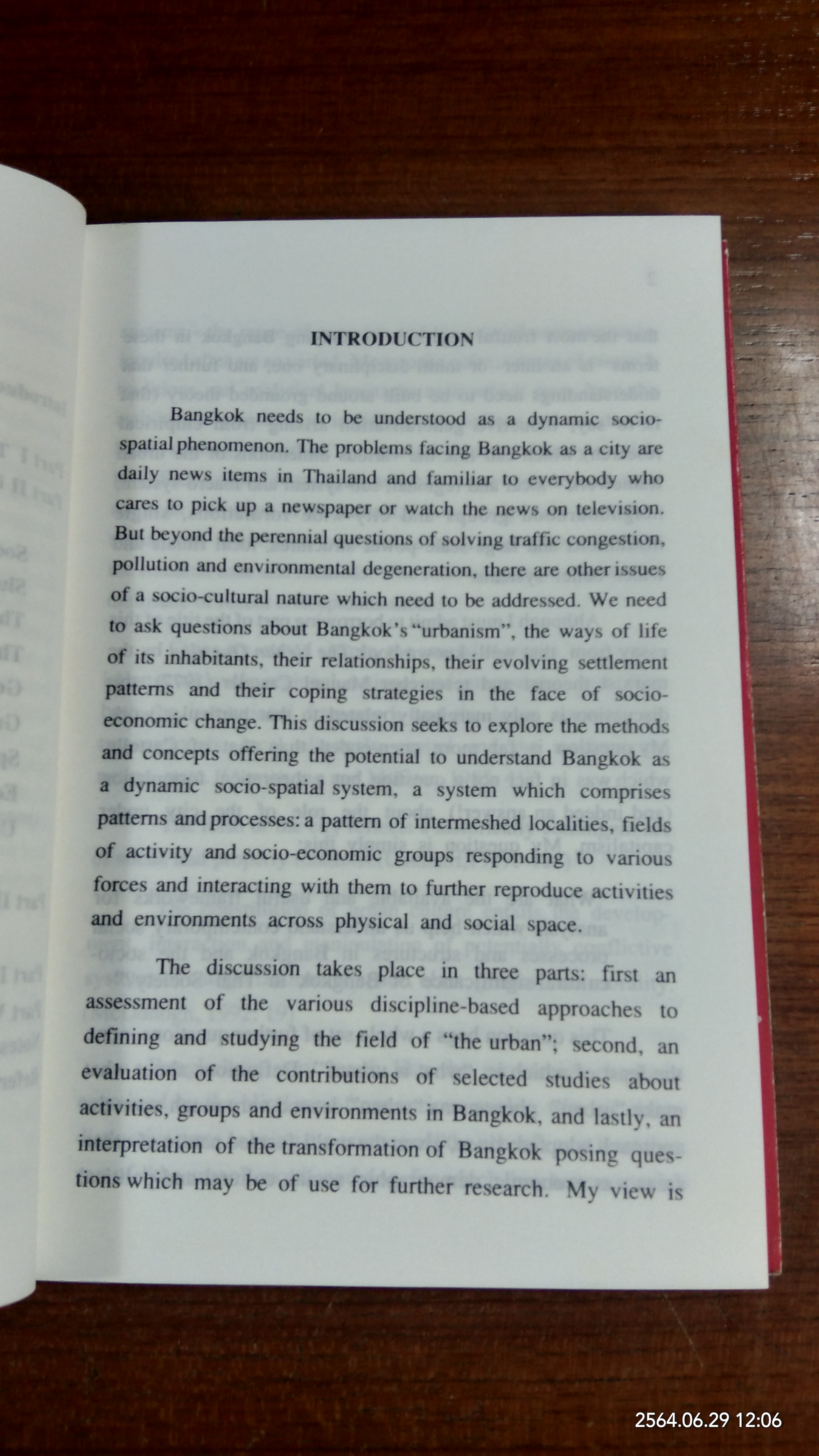 INTERPRETING BANGKOK : The Urban Question in Thai Studies / Marc Askew