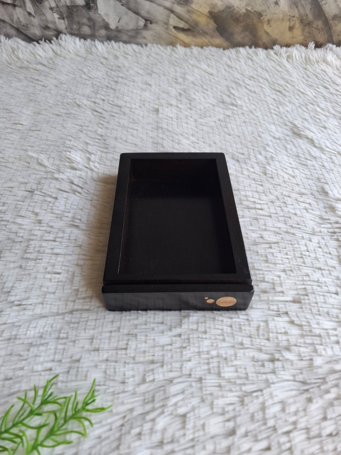 ถาดไม้ใส่นามบัตร