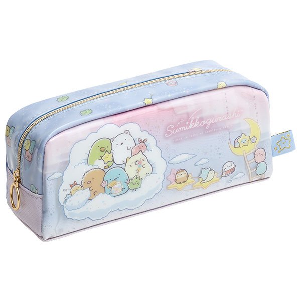 กระเป๋า Sumikko Gurashi Hoshizora Sampo Pen Case แบบยาว ใส่เครื่องเขียนได้ ขนาด 7.5 x 18.5 x 6 ซม.