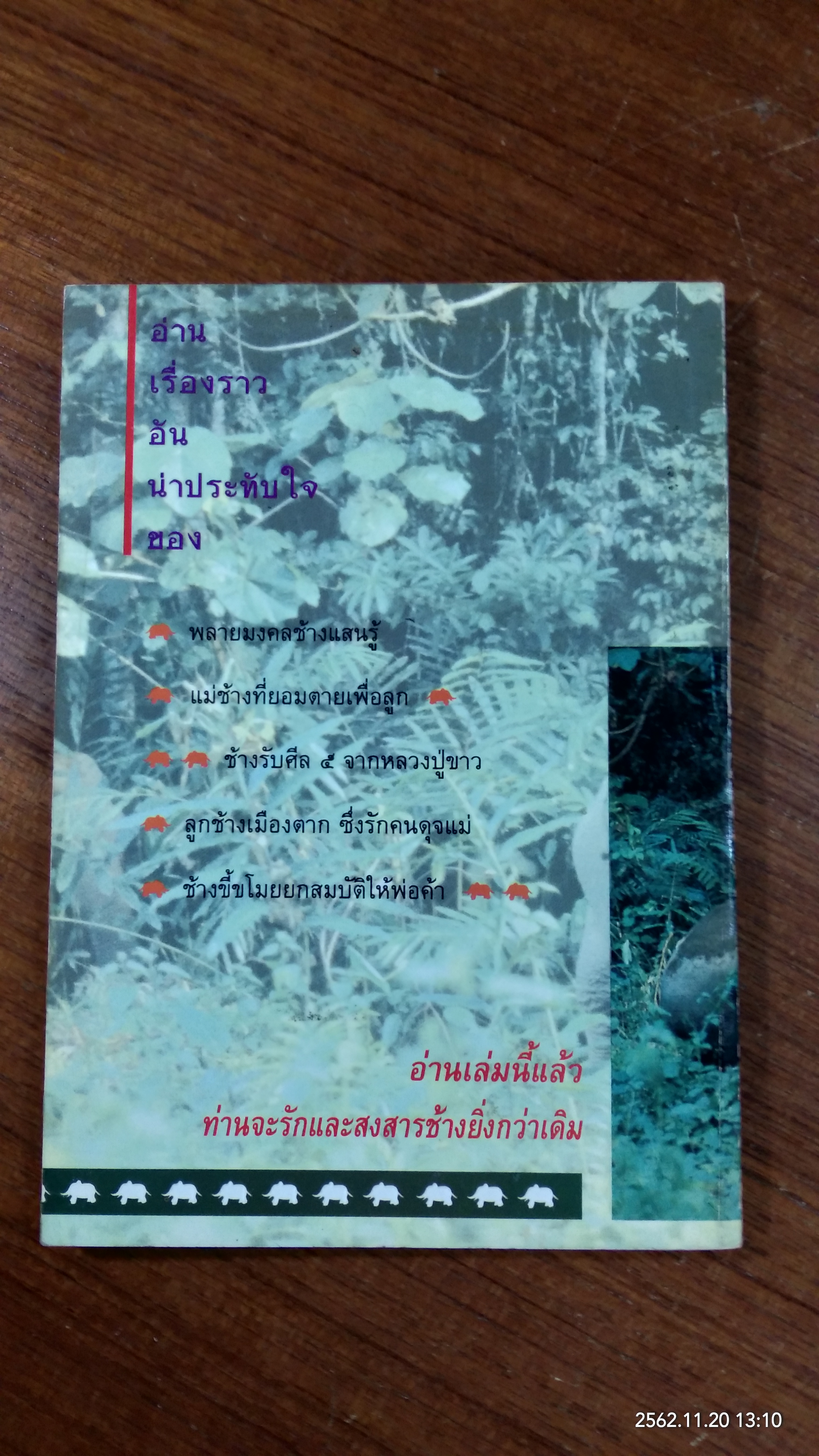 ช้างไทยในความทรงจำ / พระไพศาล วิสาโล บรรณาธิการ