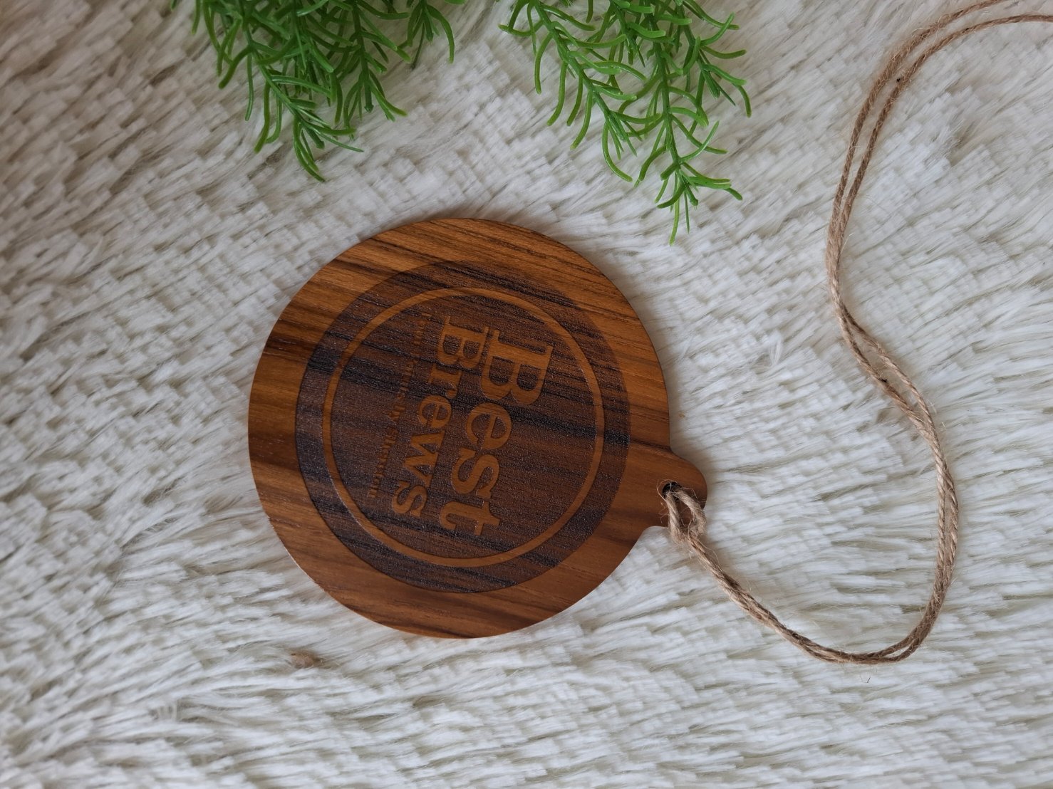 ป้ายแขวนไม้สัก