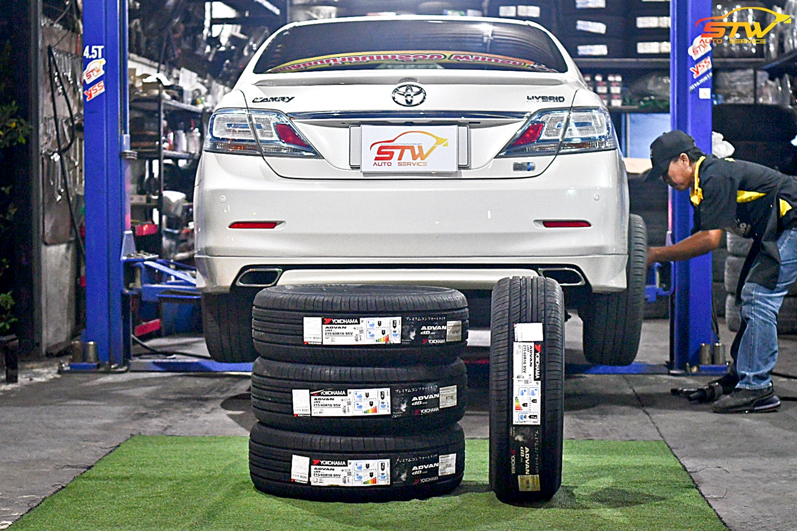 เปลี่ยนยาง TOYOTA CAMRY YOKOHAMA ADVAN dB V552 215/60R16 95V