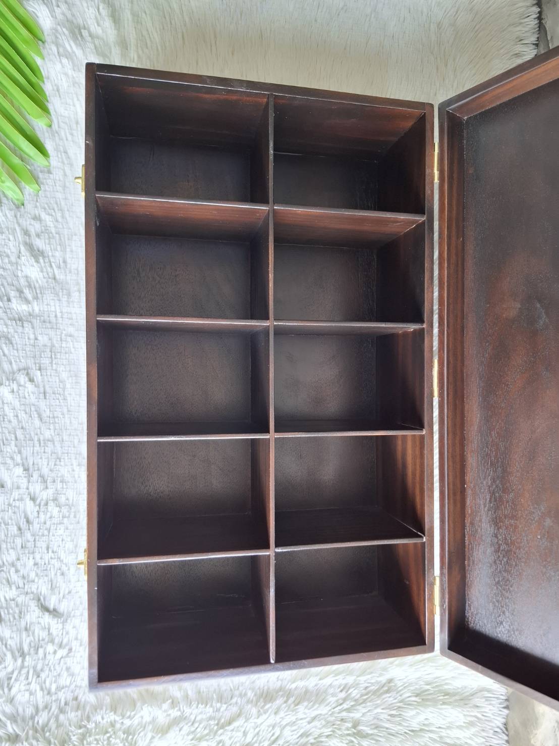 กล่องไม้แบ่งช่อง 10 ช่อง