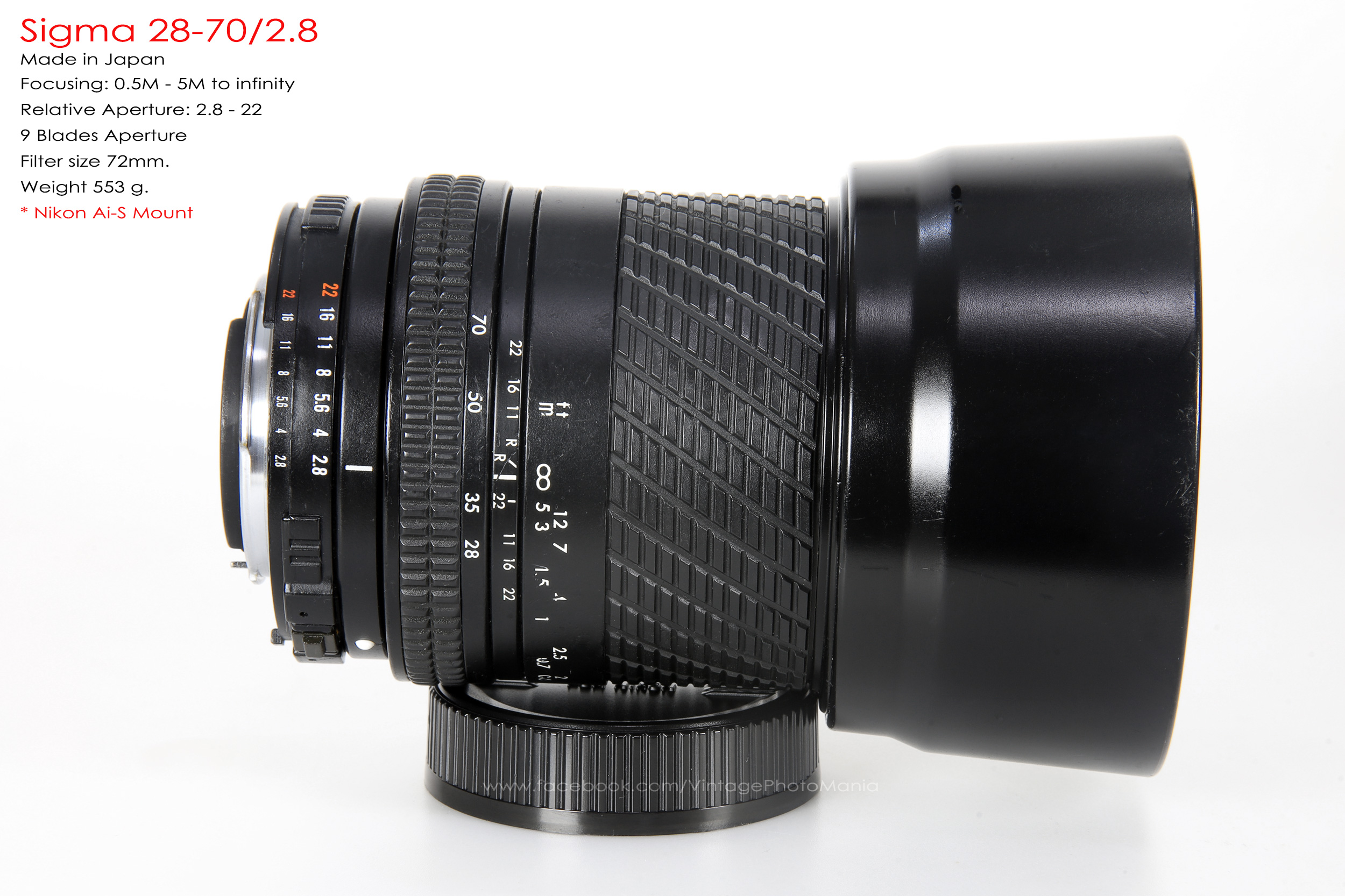 Sigma 28-70/2.8 *Nikon Ai-S Mount เลนส์โปรไวแสงละลายฉากหลังสวย