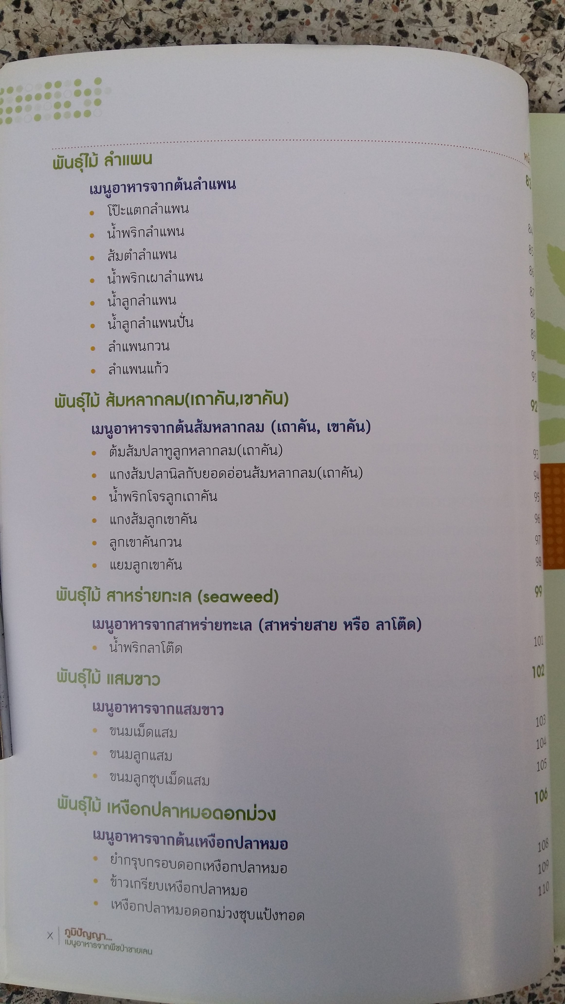 ภูมิปัญญาเมนูอาหารจากพืชป่าชายเลน / กรมทรัพยากรทางทะเลและชายฝั่ง