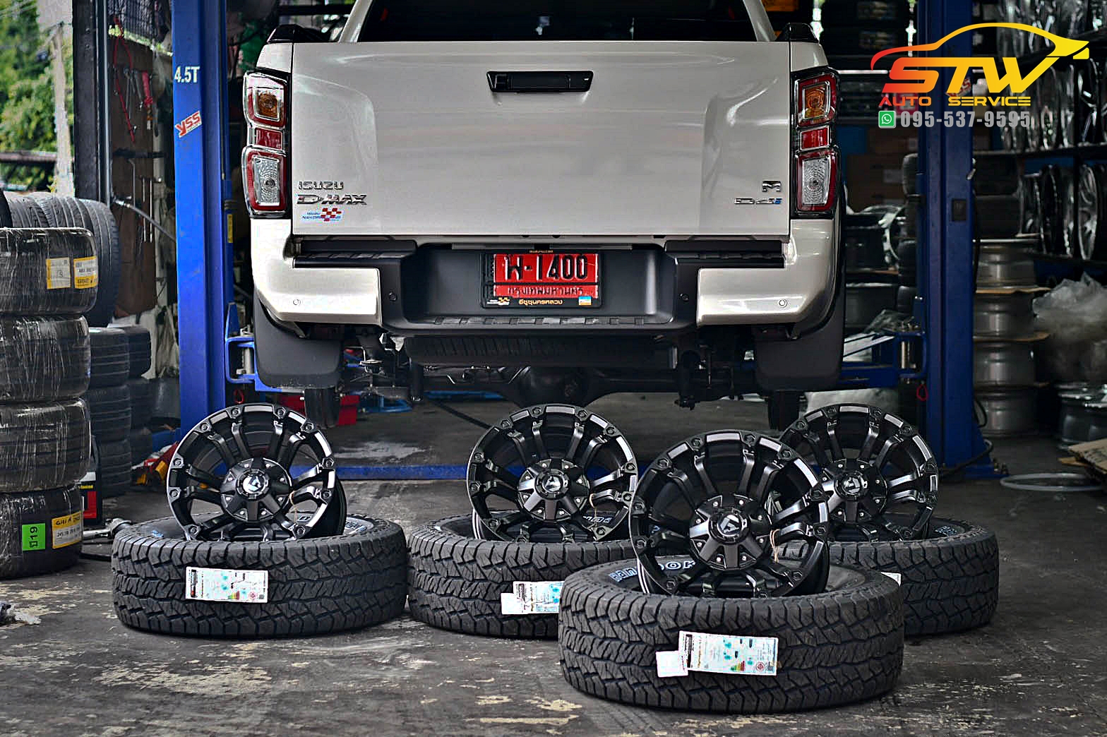 ล้อแม็กซ์ Off-Road ขอบ16นิ้ว+HANKOOK AT2 265/70R16 112T