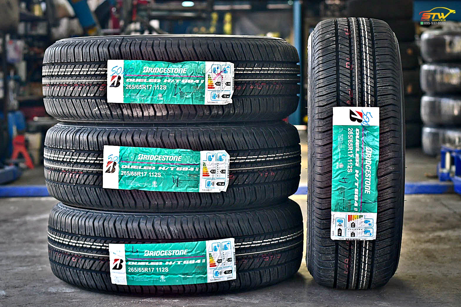 ยางใหม่ BRIDGESTONE DUELER HT 684 265/65R17 112S