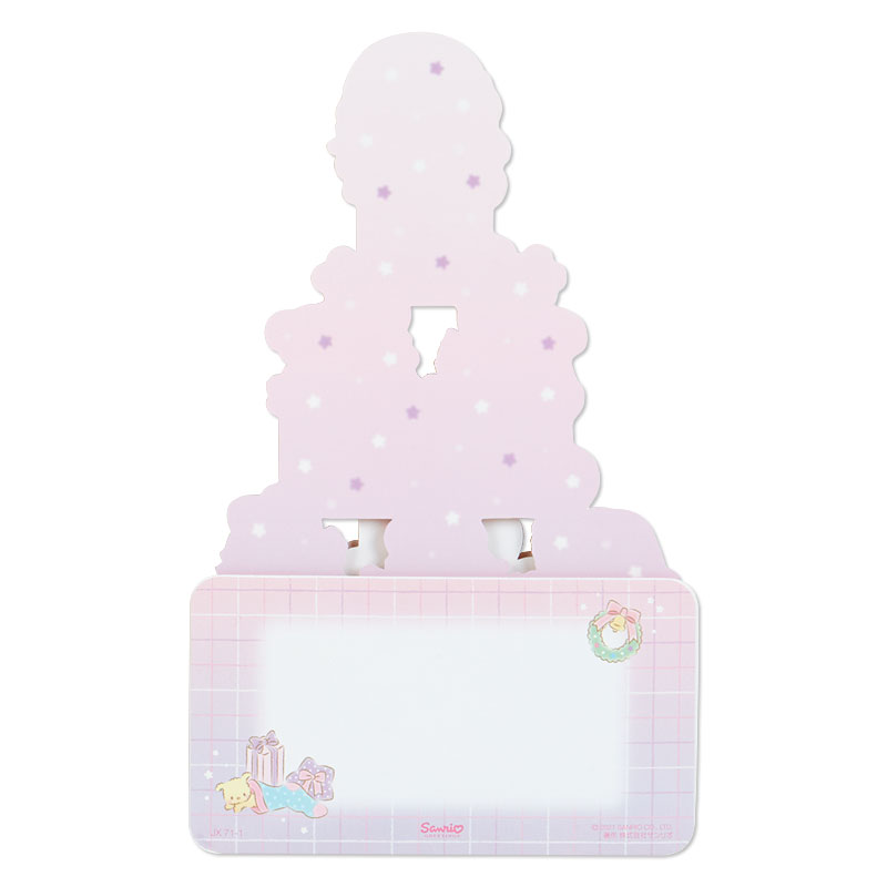 Sanrio Christmas Pop Up Card From Japan การ์ดอวยพรลาย Little Twin Stars กางออกมาเป็นต้นคริสต์มาสได้น่ารัก ขนาด 18.8 x 13 x 7.2 ซม.