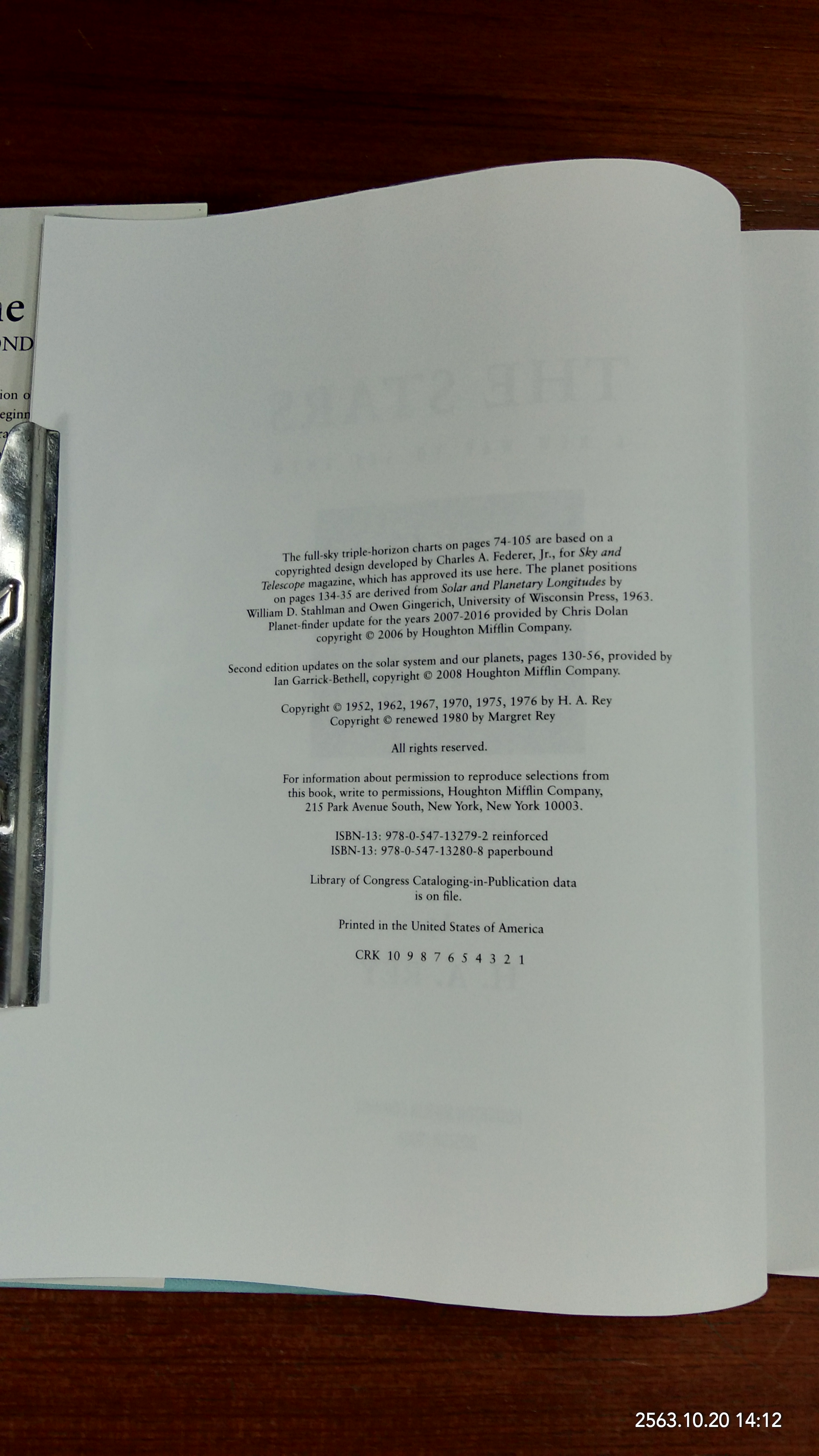 The Stars SECOND EDITION : H.A. REY