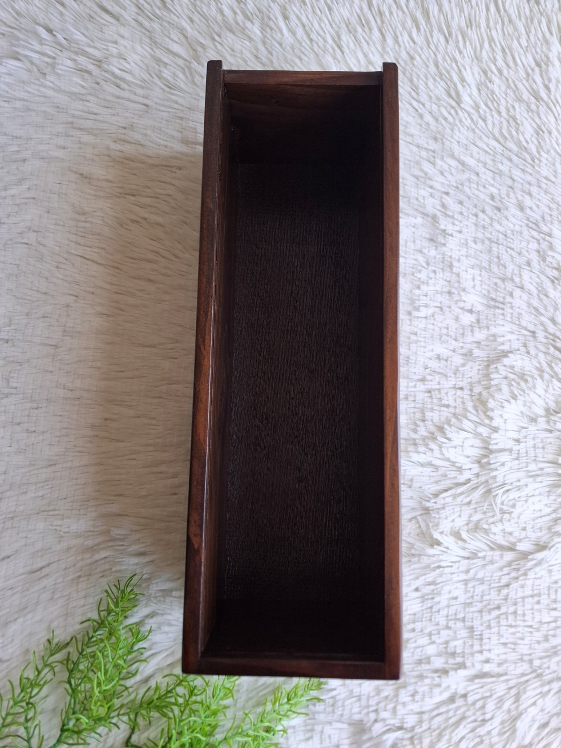 กล่องไม้ฝาสไลด์อะคริลิค 2 mm.