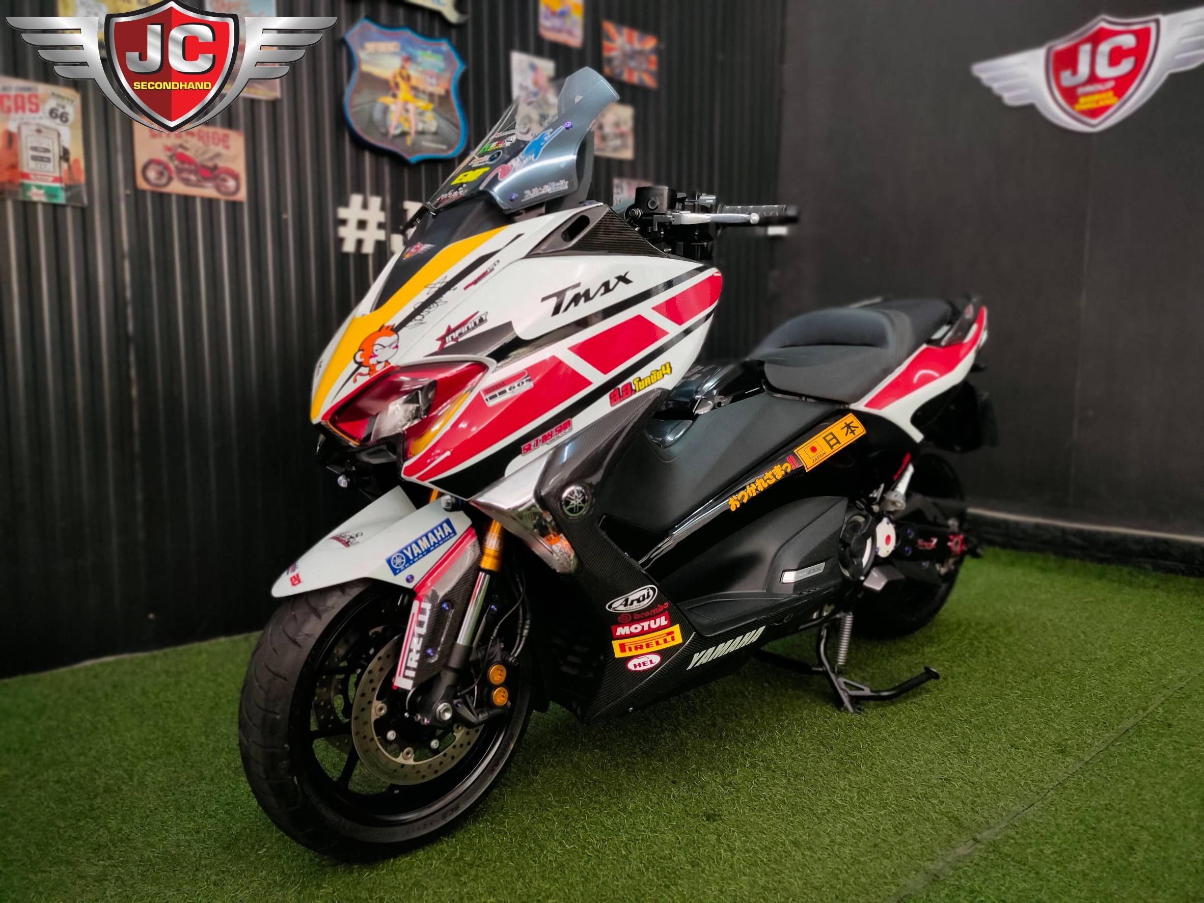 🎌Tmax530Dx จดปี 2021 โมเดล18 💥สวย ถูก ดี...Serviceถึงๆ💥 รถแต่งเกรดหนังสือ ลายแต่ง60ปีYamaha