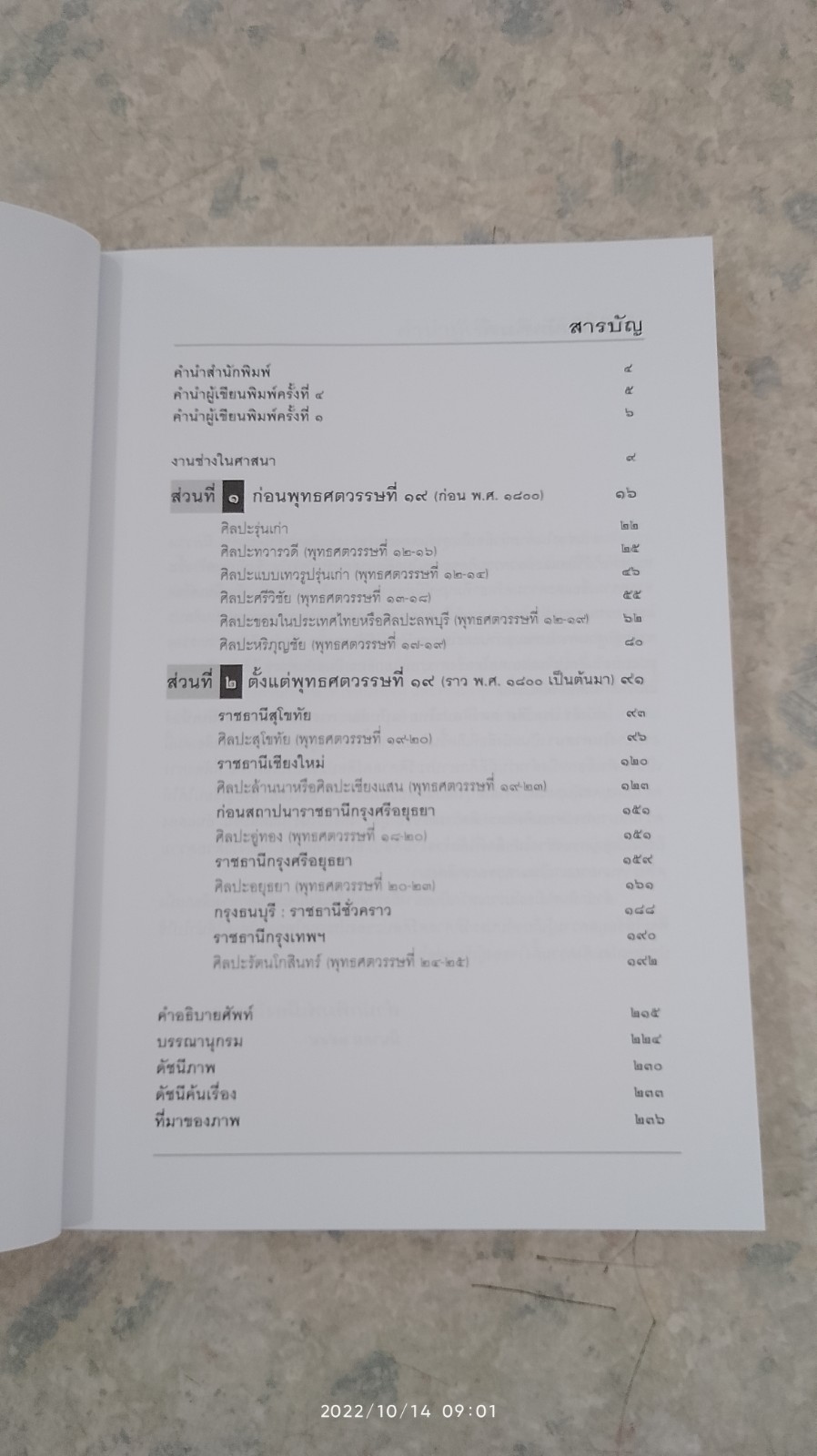 ประวัติศาสตร์ศิลปะไทย (ฉบับย่อ) / ศ.ดร.สันติ เล็กสุขุม