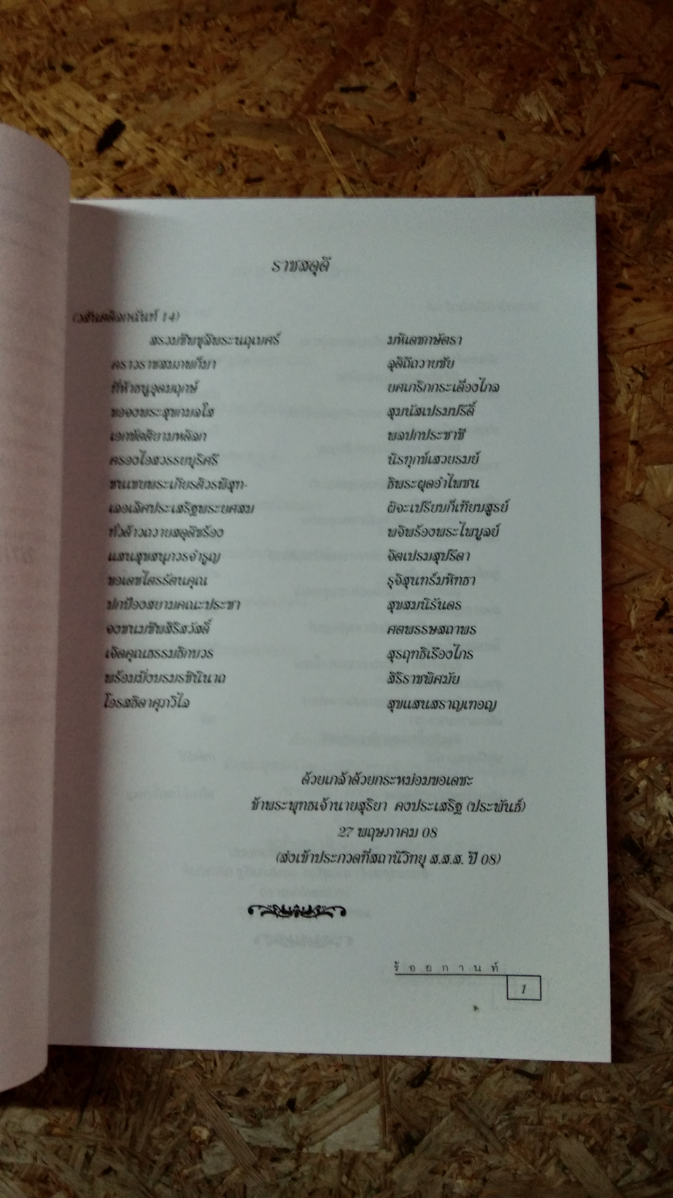 ร้อยกานท์ / ว่าที่ ร.ต.สุริยา คงประเสริฐ