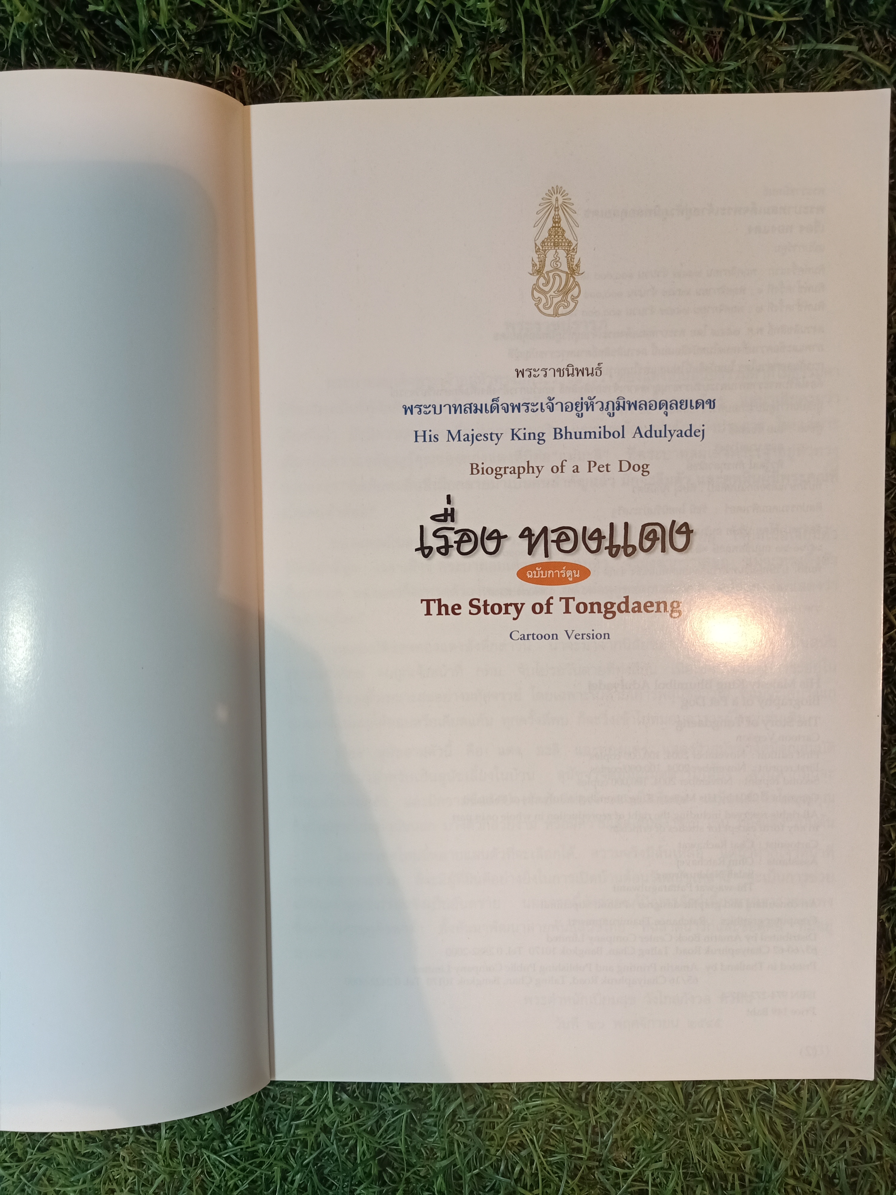 พระราชนิพนธ์เรื่อง ทองแดง ฉบับการ์ตูน / พระราชนิพนธ์ พระบาทสมเด็จพระเจ้าอยู่หัวภูมิพลอดุลยเดชฯ