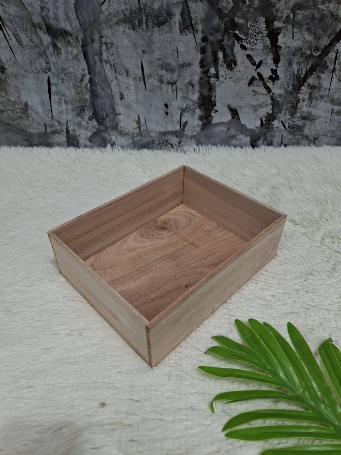 ถาดไม้ใส่ของฝาก