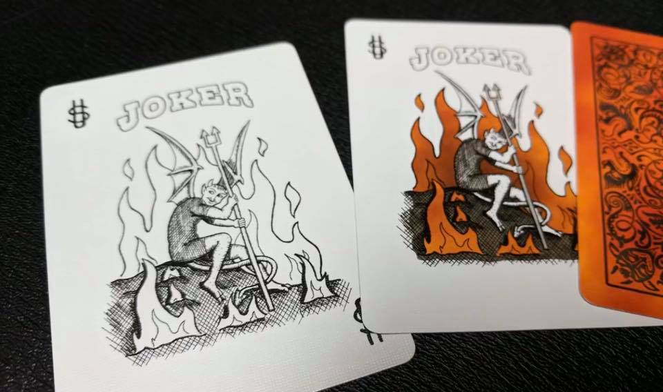 ขายไพ่ไบซิเคิล Fire Playing Cards Deck
