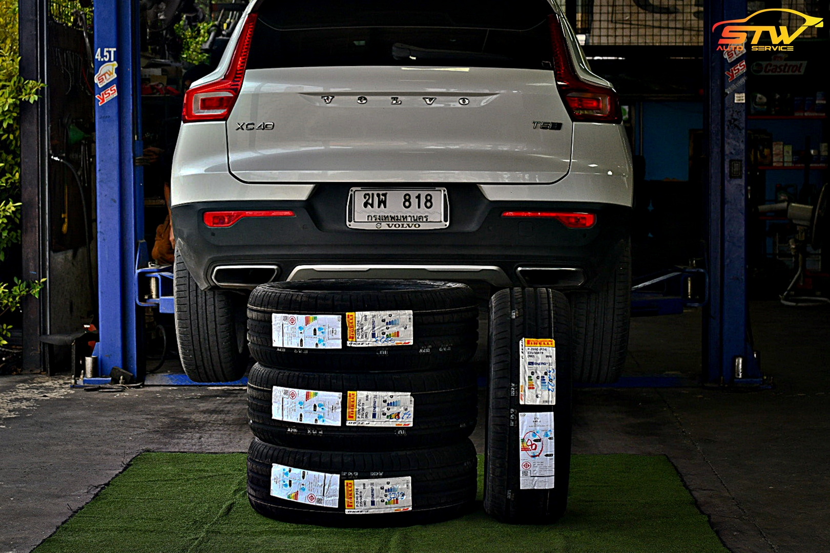ยาง PIRELLI P Zero PZ4 235/50R19 99W ติดตั้งใส่ VOLVO XC40