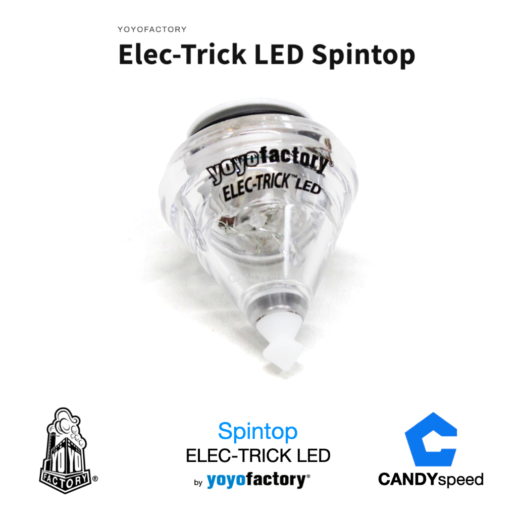 Spintop ลูกข่าง yoyofactory ELEC-TRICK LED Spin top ลูกดิ่ง | by CANDYspeed
