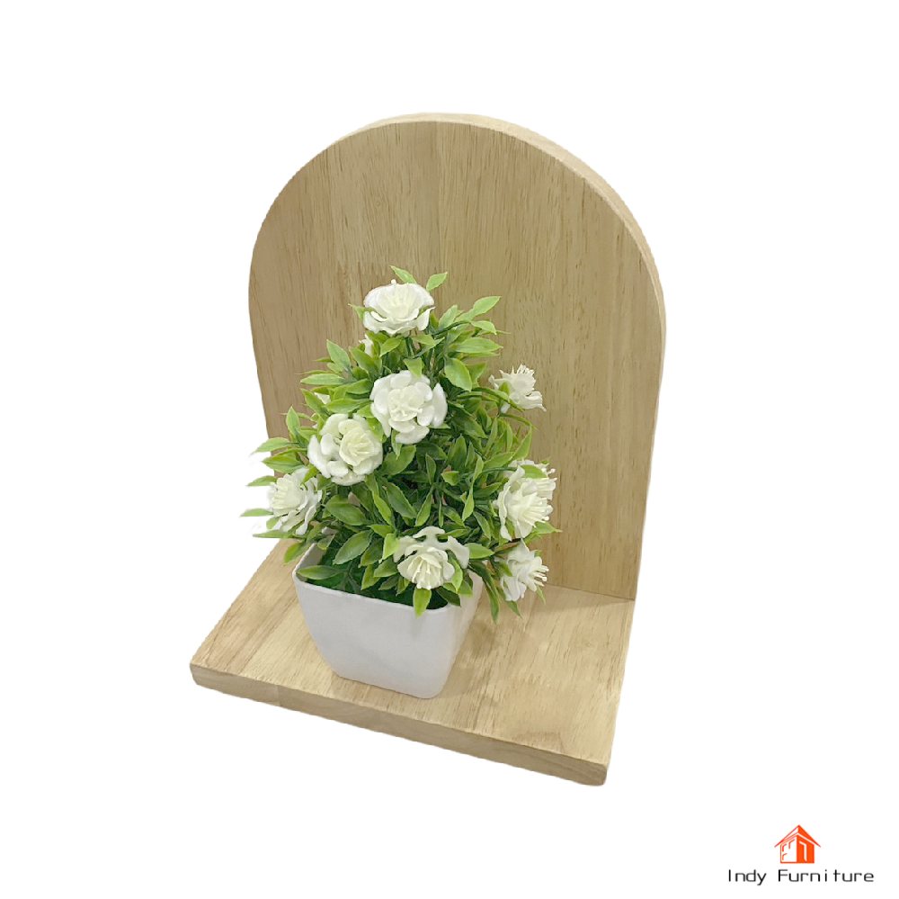 ชั้นแขวนอเนกประสงค์ ไม้ยางพารา รุ่น Shelf-01 สีธรรมชาติ