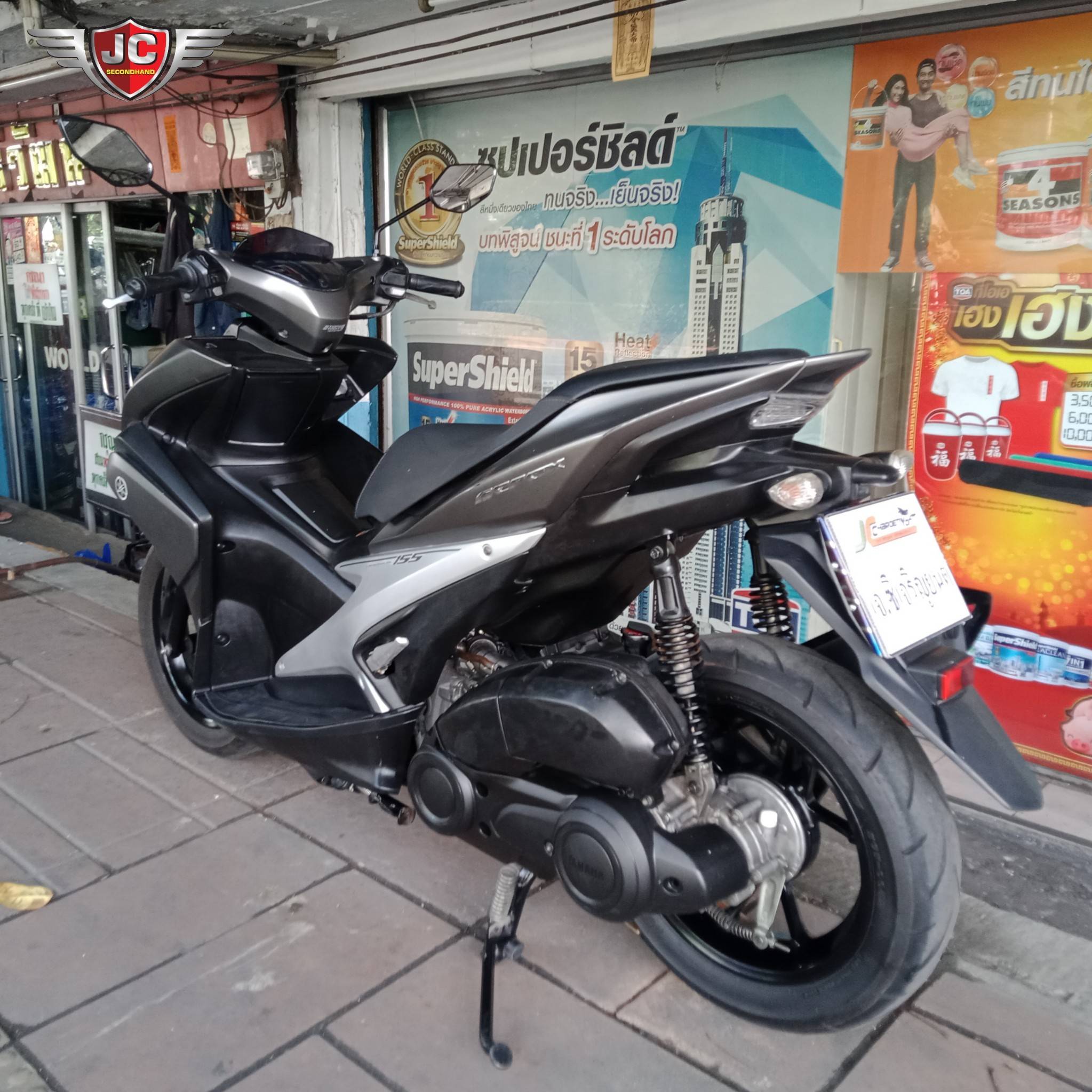 รถAutomatic สายพันธ์ุสปอร์ต YAMAHA AEROX 155 จดปลายปี60 รถบ้าน เครื่องเดิม
