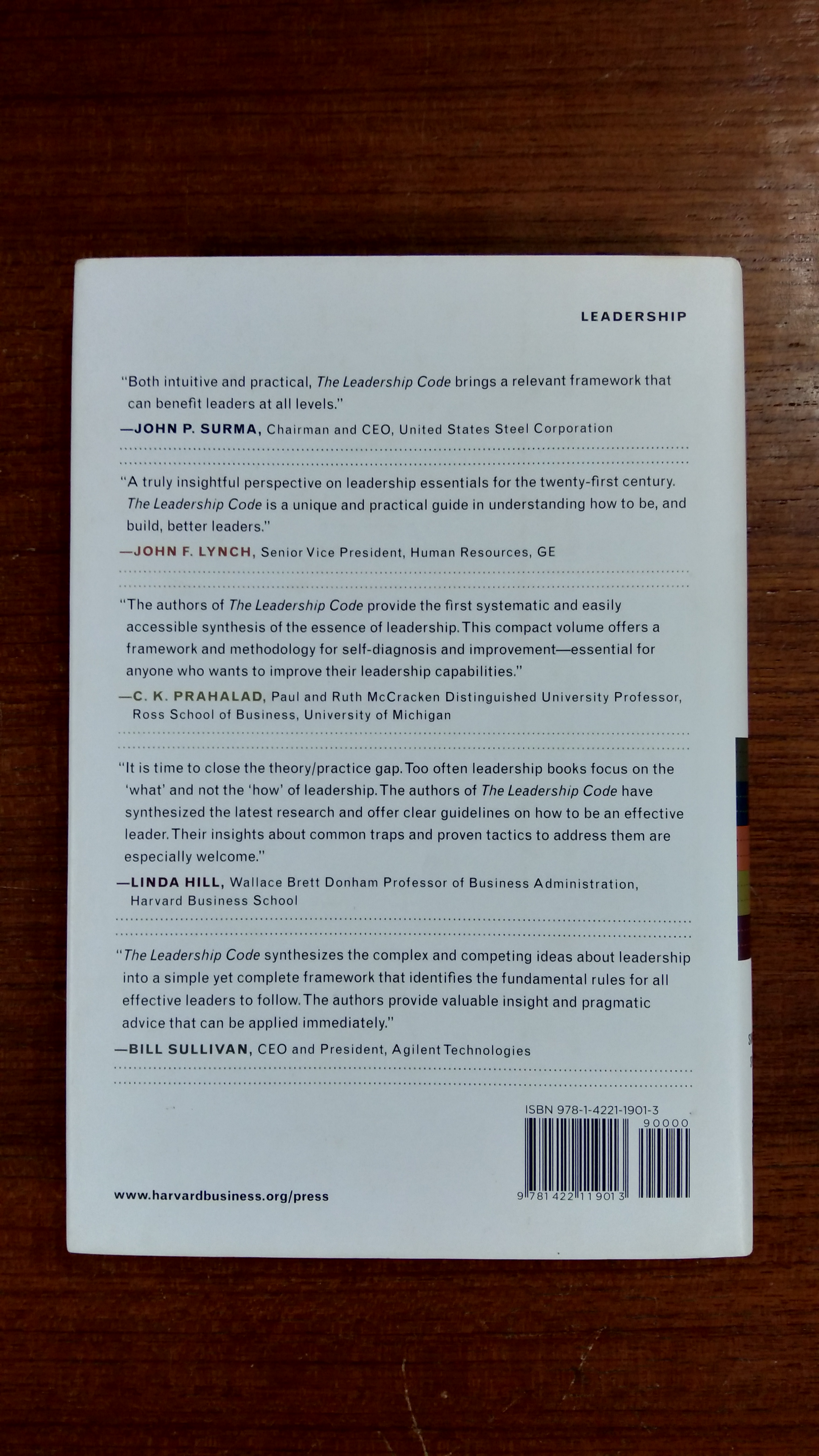 THE LEADERSHIP CODE / DAVE ULRICH