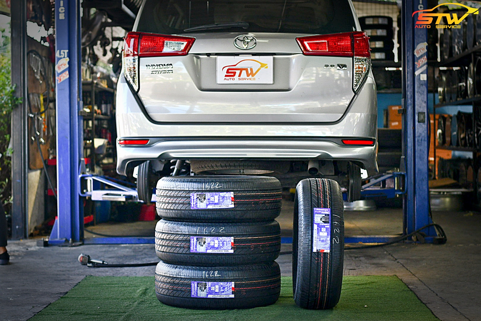 เปลี่ยนยาง TOYOTA INNOVA BRIDGESTONE Turanza T005A 215/55R17 94W
